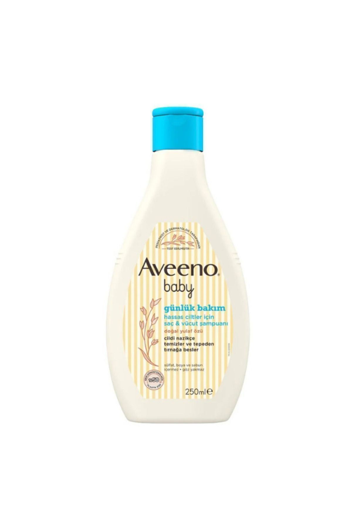 AVEENO-Purifying and Cleansing Baby Shampoo with Natural Oat Extract and Pleasant Fragrance 250ml 2