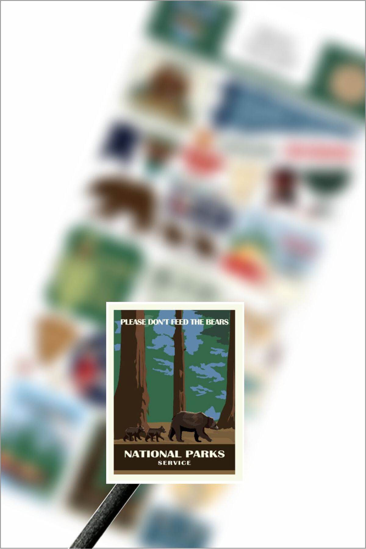 Piksel Grafik-Camping Trip Sticker - 1 Camping Trip Sticker 2