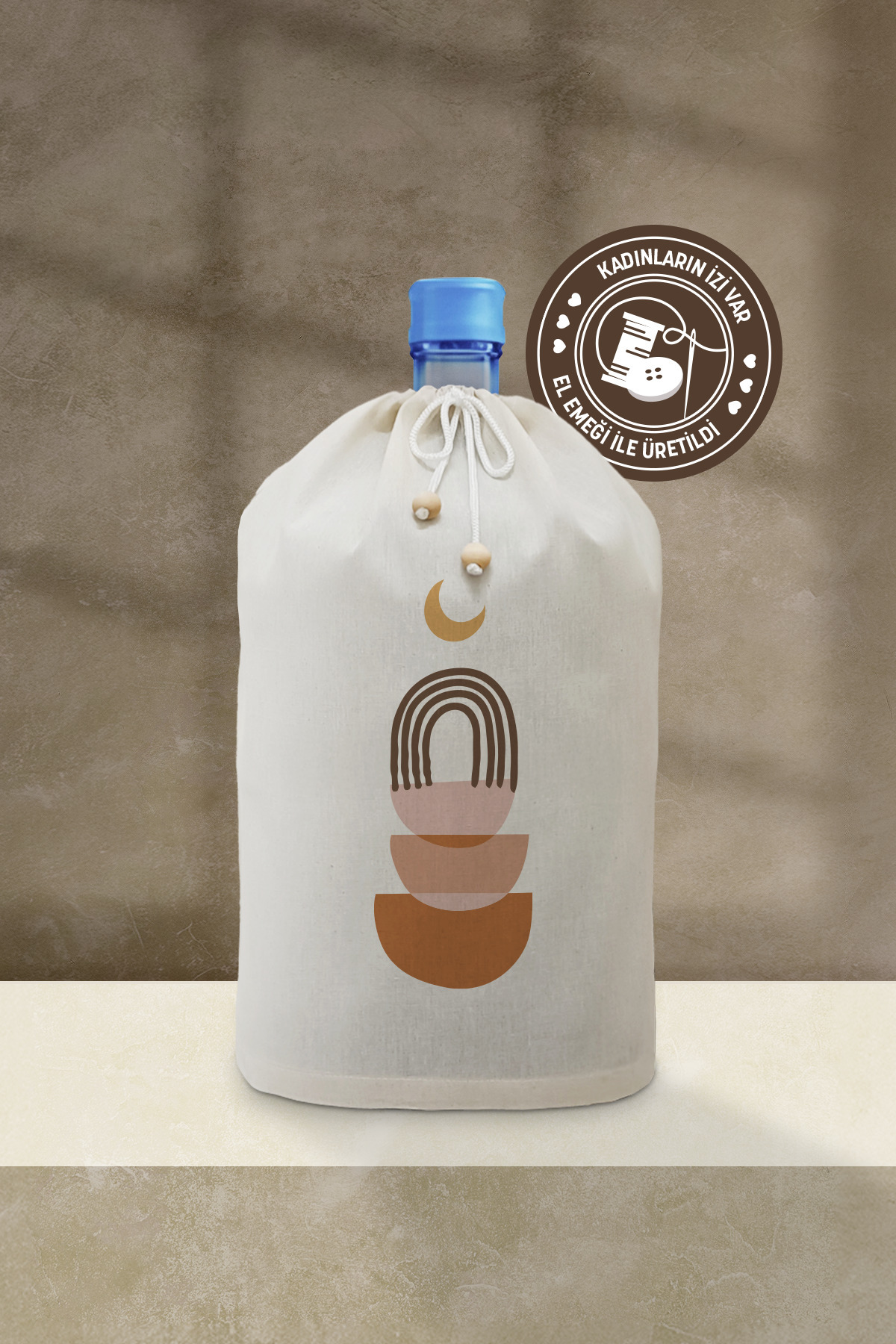 yibucraft Soyut Ay Baskılı Damacana Kılıfı