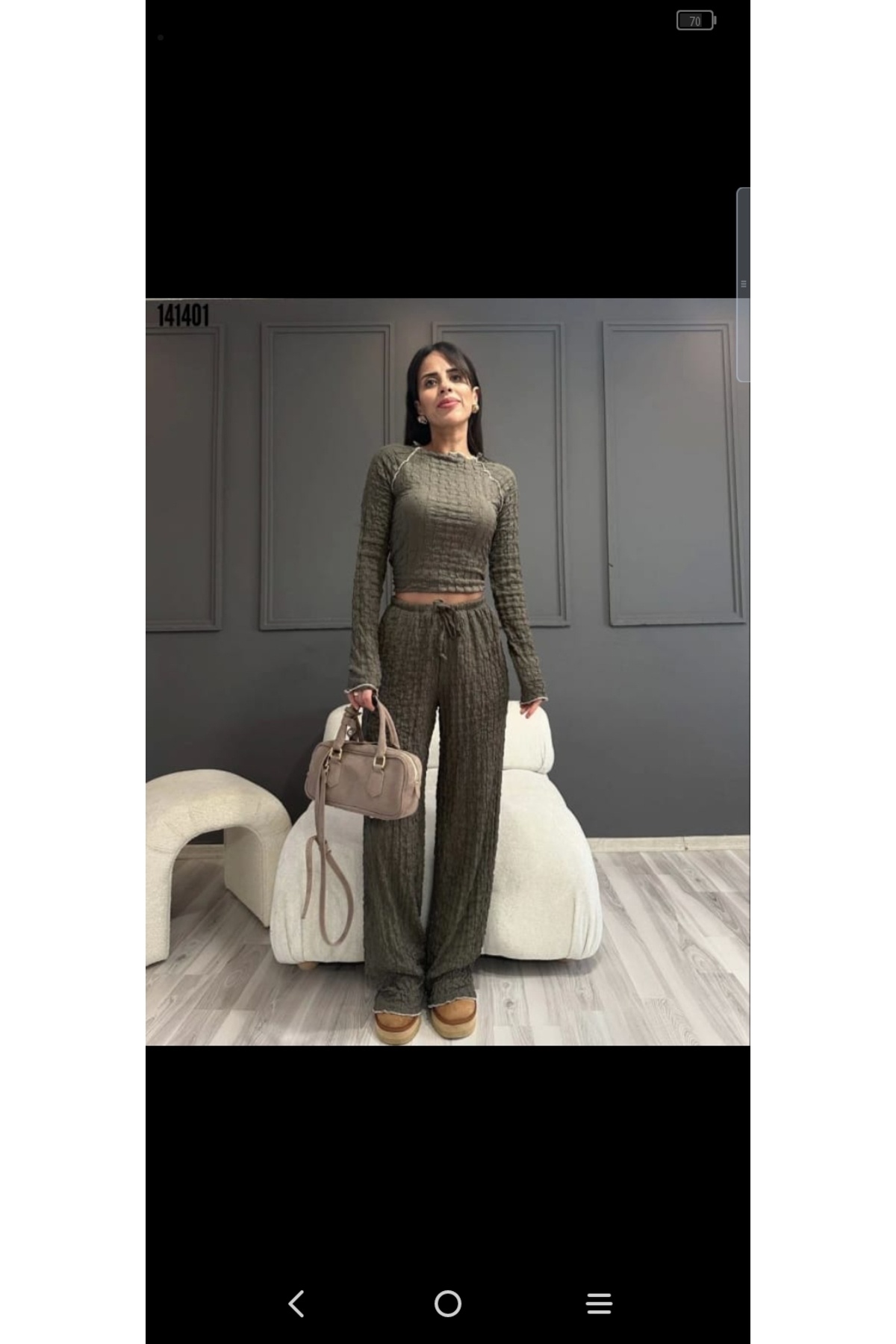 Cbm-Badi and Pants Duo Set Khaki 141401 4