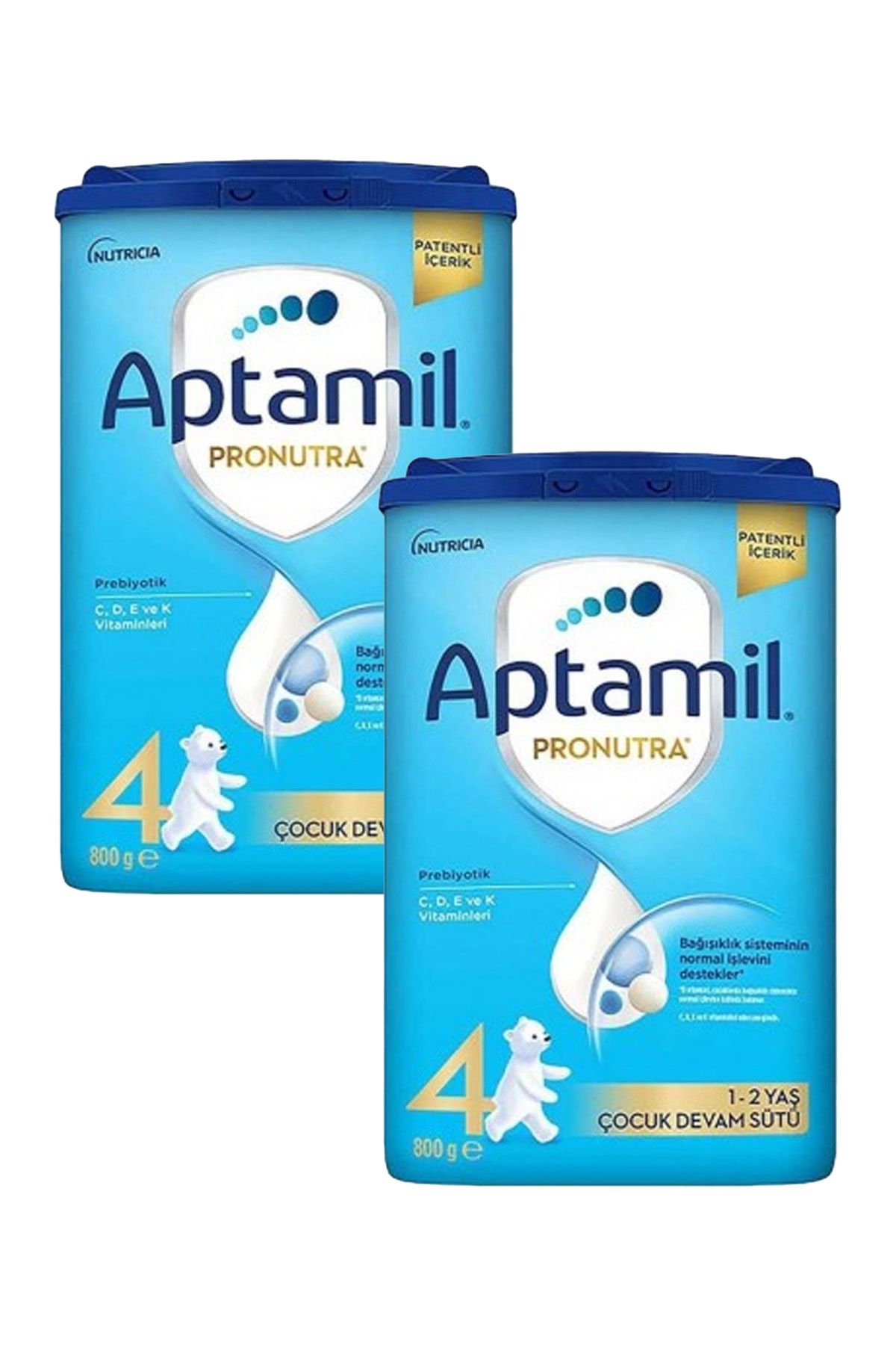 Aptamil 4 Pronutra Devam Sütü 800 g 1 Yaş+ Akıllı Kutu x 2 Adet