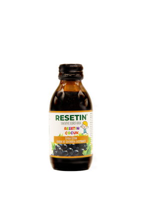 Resetin Çocuk 125 ml Siyah Üzüm Kabuk ve Çekirdek Ekstraktı Takviye Edici Gıda