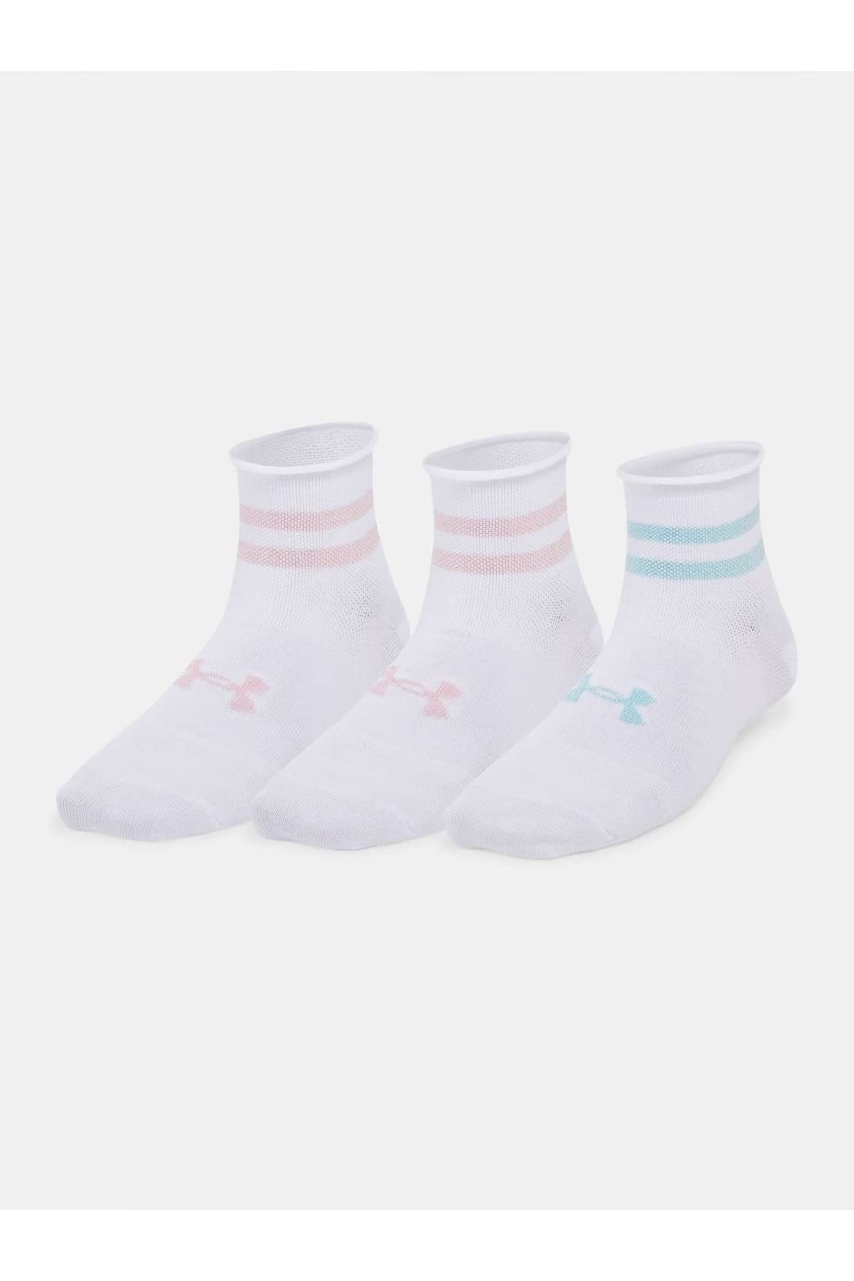 Under Armour UA Essential 3-Pack Quarter Socks Spor Çorabı