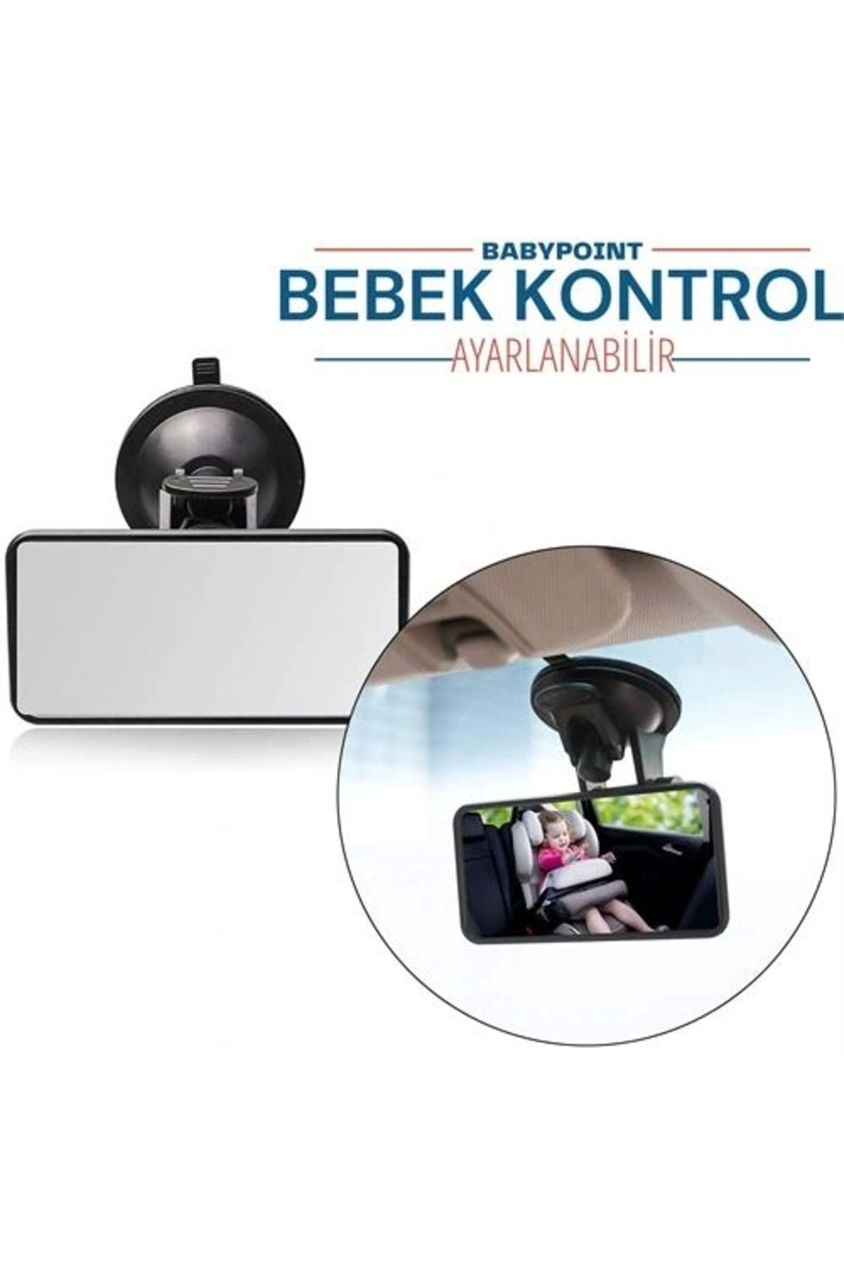 shopwave BabyPoint Ayarlanabilir Bebek Kontrol Aynası