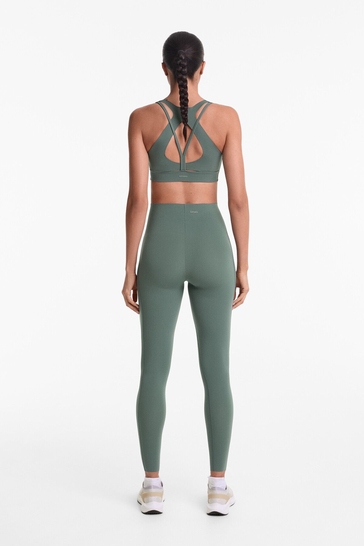 Oysho-Compressive core control ankle-length leggings 2