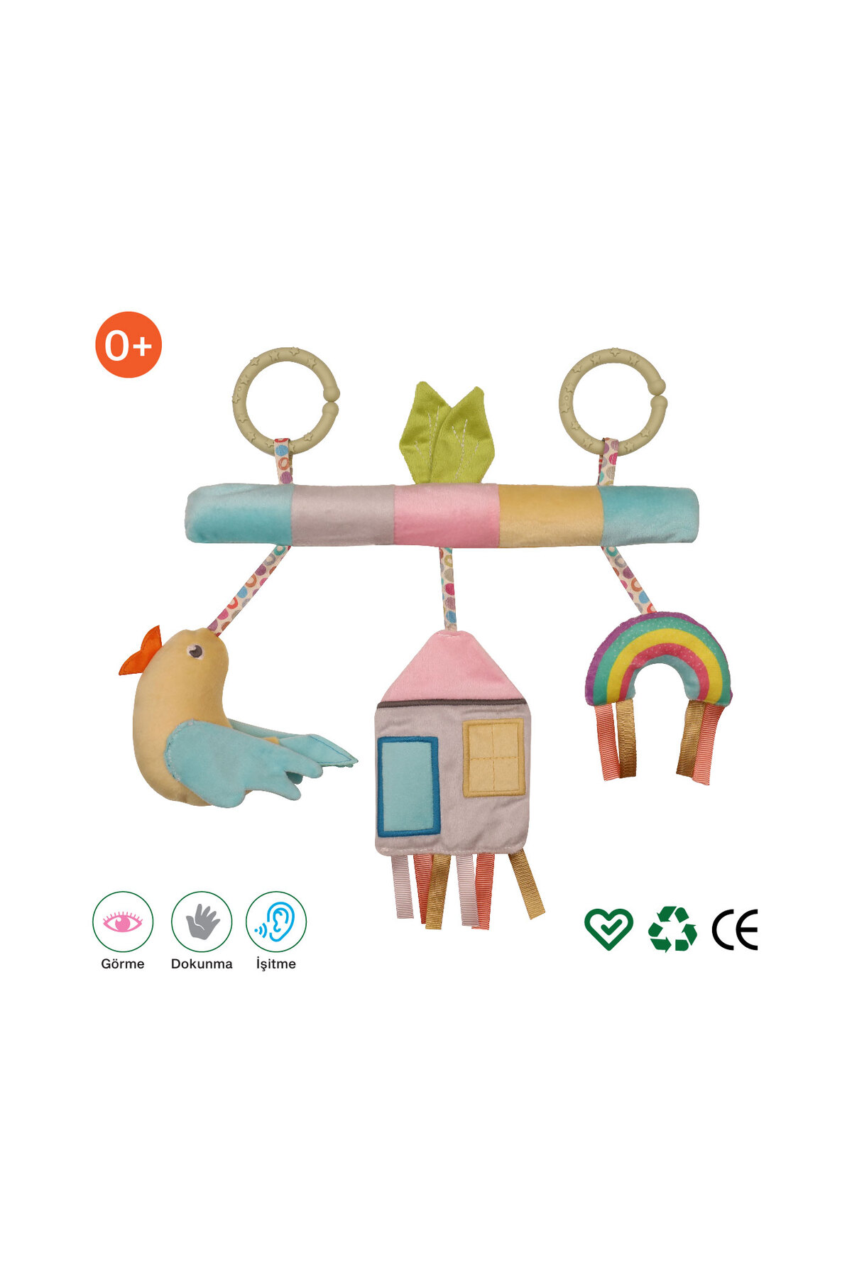 Been Renkli Halkalar + Askılı Pratik Dönence fotoğrafı 3 (önizleme)