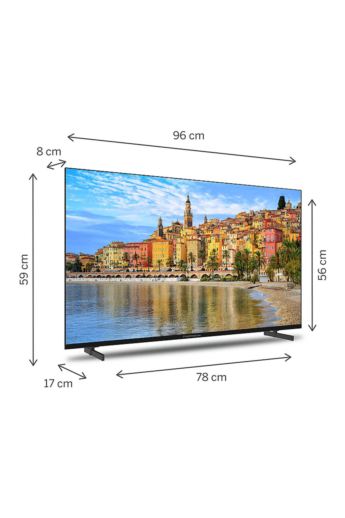 THOMSON 43FG2S14 43 inç 109 Ekran Uydu Alıcılı Google Smart FHD LED TV