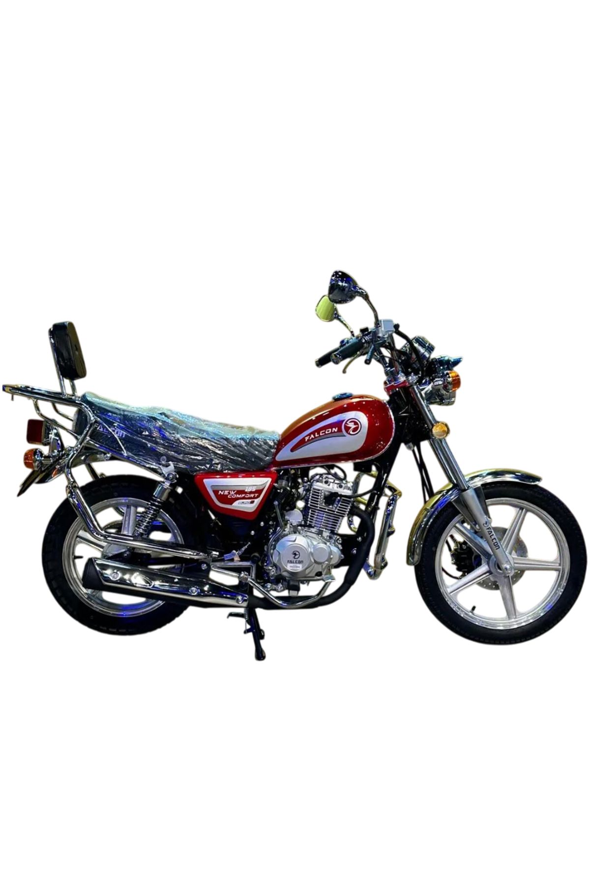 Falcon New Comfort 185 Benzinli Motosiklet - Kırmızı