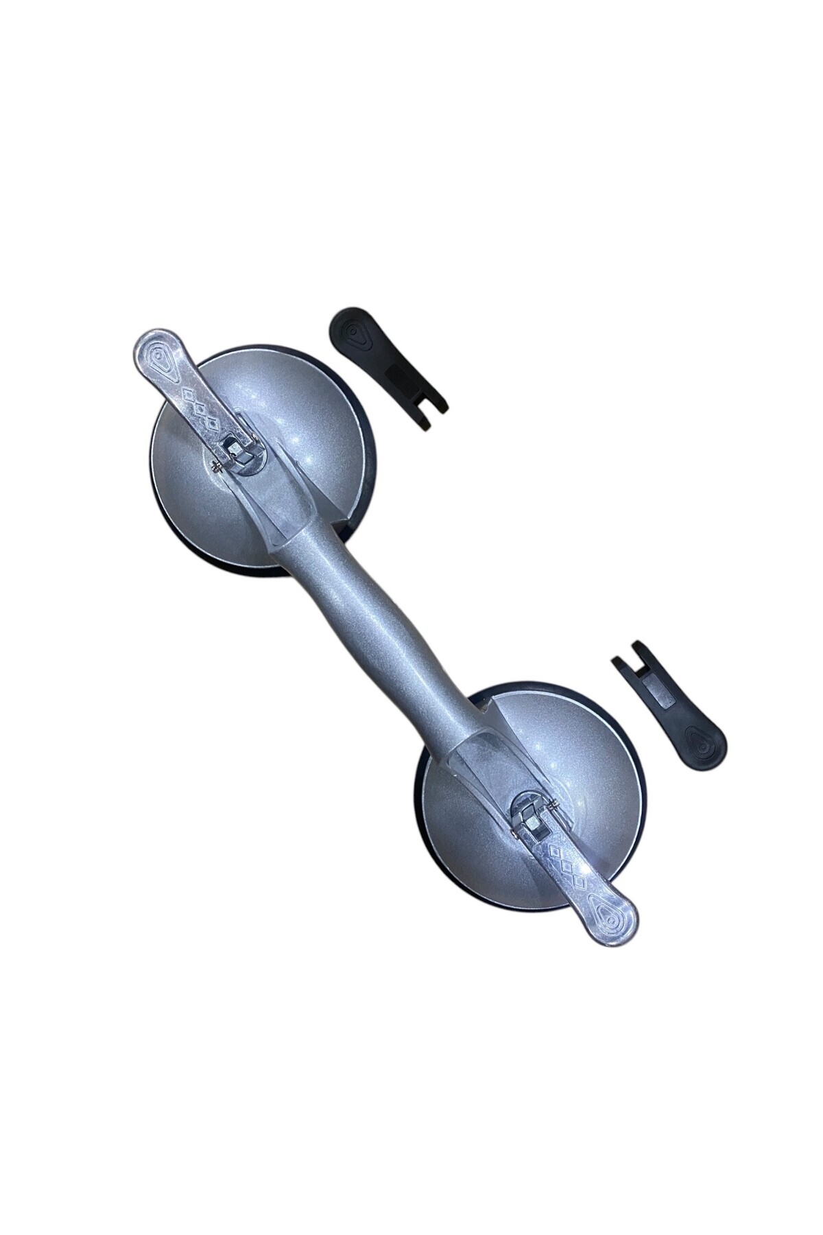 kölner 100kg Çiftli Vantuz alüminyum Cam Granit Seramik Laminat Ahşap Ayna Taşıma Vantuzu yedek mandallı