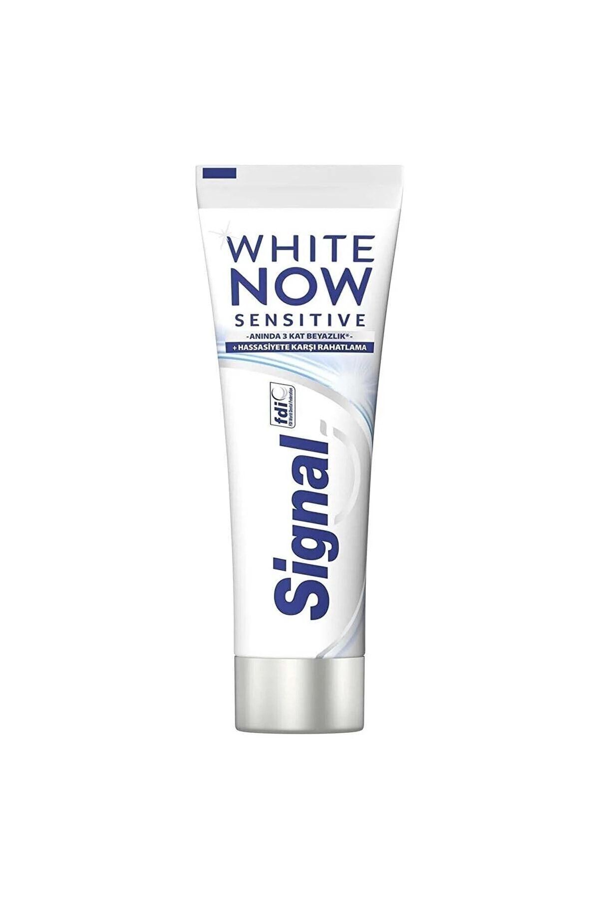 Signal-White Now Toothpaste Sensitive Instant 3 Layers Whiteness 75 Ml X 2 Pieces 2