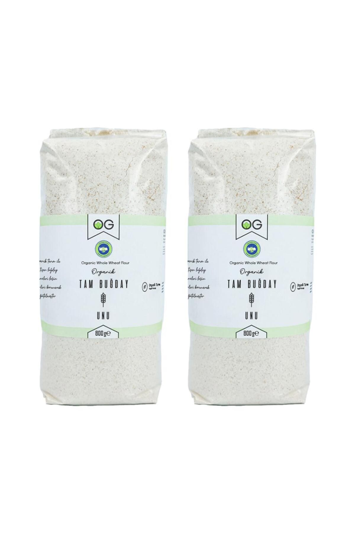 OG natural 2'li Organik Tam Buğday Unu 800 Gr