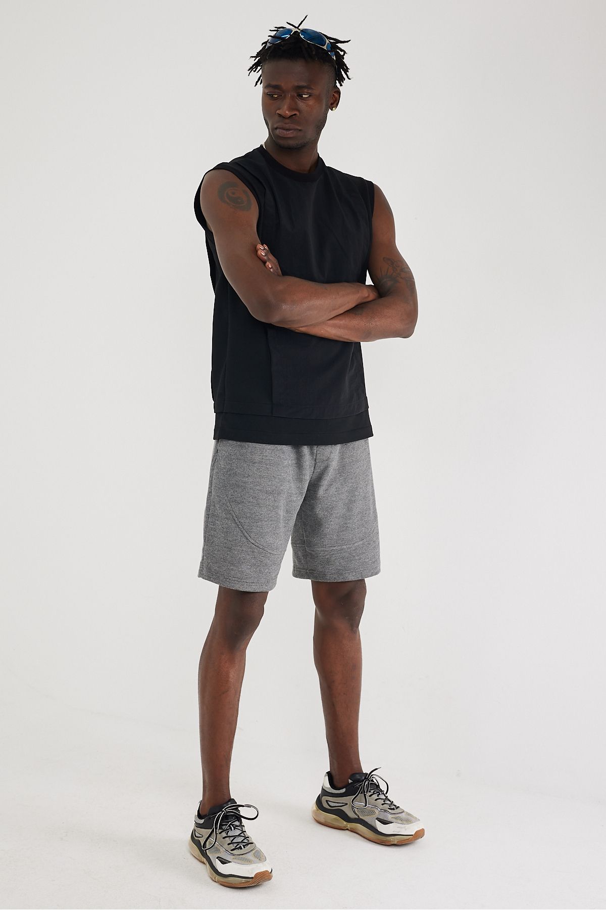 Scorp-Men's Gray Casual Shorts - Edge with Pockets 2