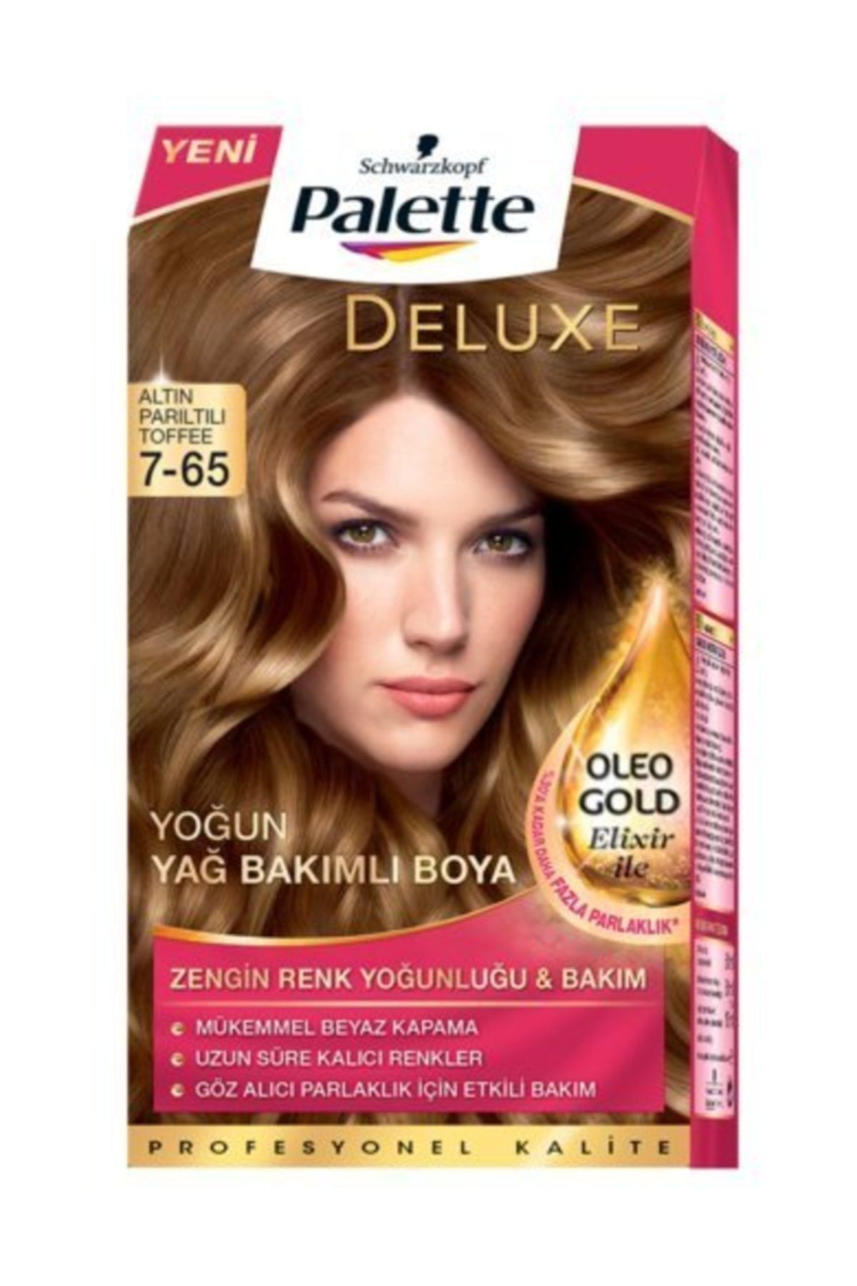Palette Deluxe Saç Boyası 7.65 Altın Parıltılı Toffee Fiyatı