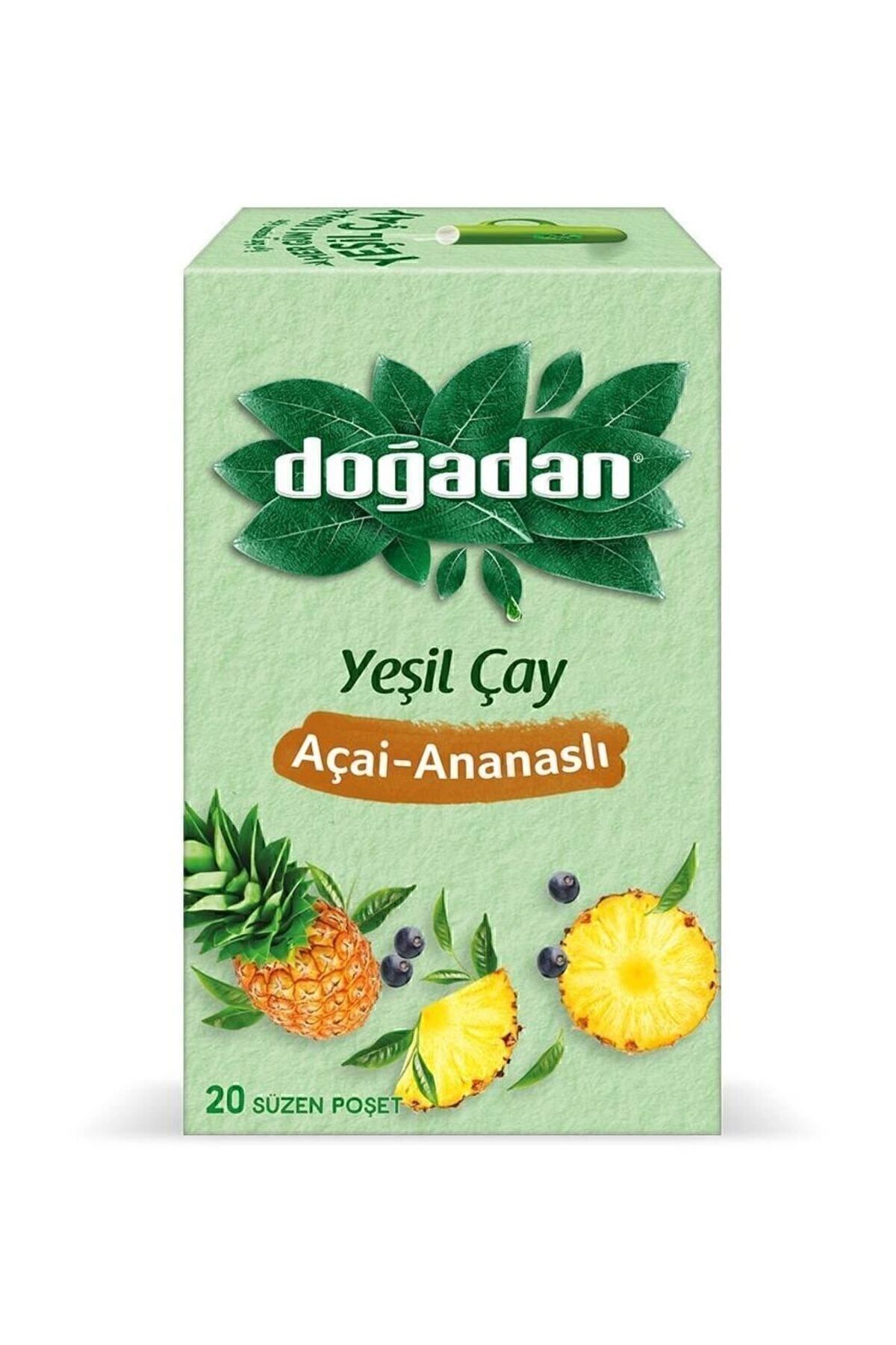 Doğadan-Green Tea with Açai Pineapple 20 Pieces 6 Pieces 1