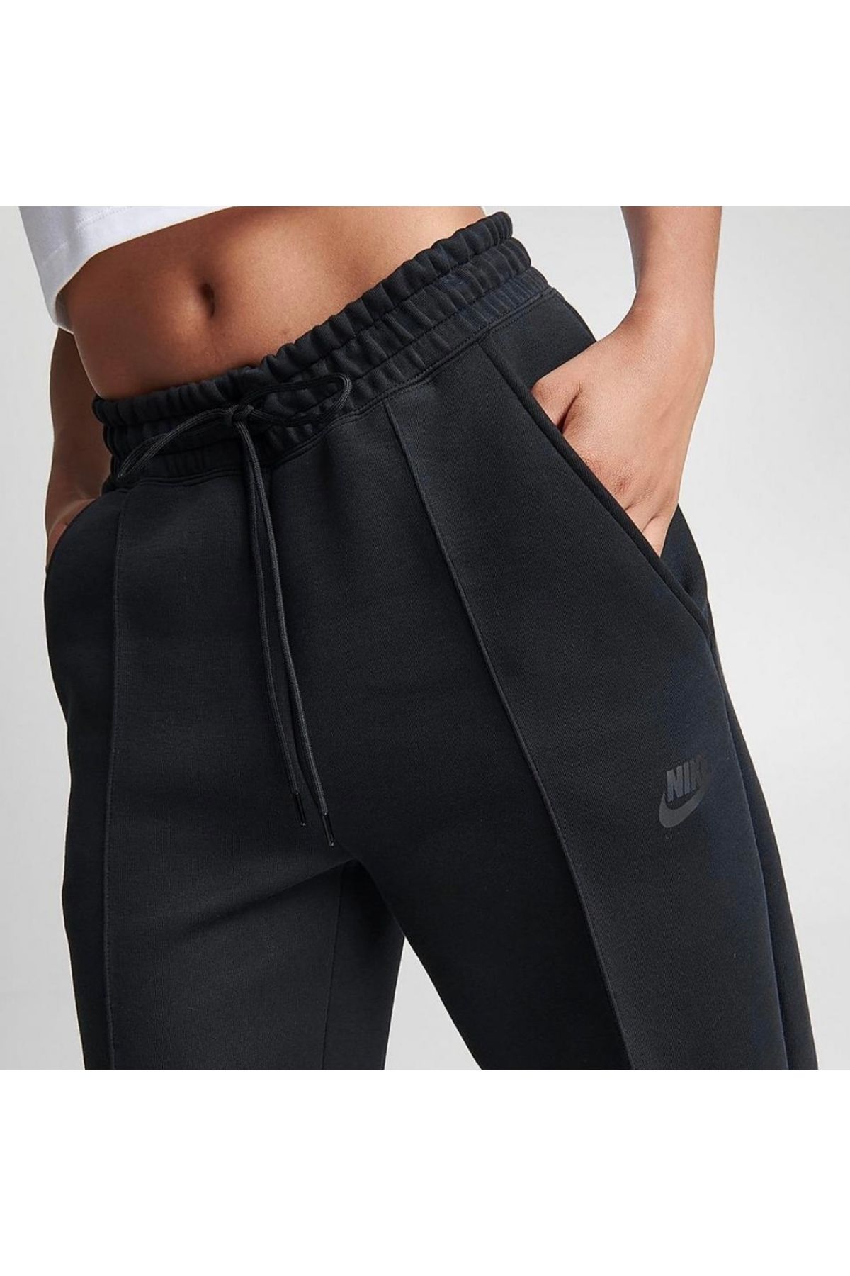 Nike-Sportswear Tech Fleece Women's Black Sweatpants 1