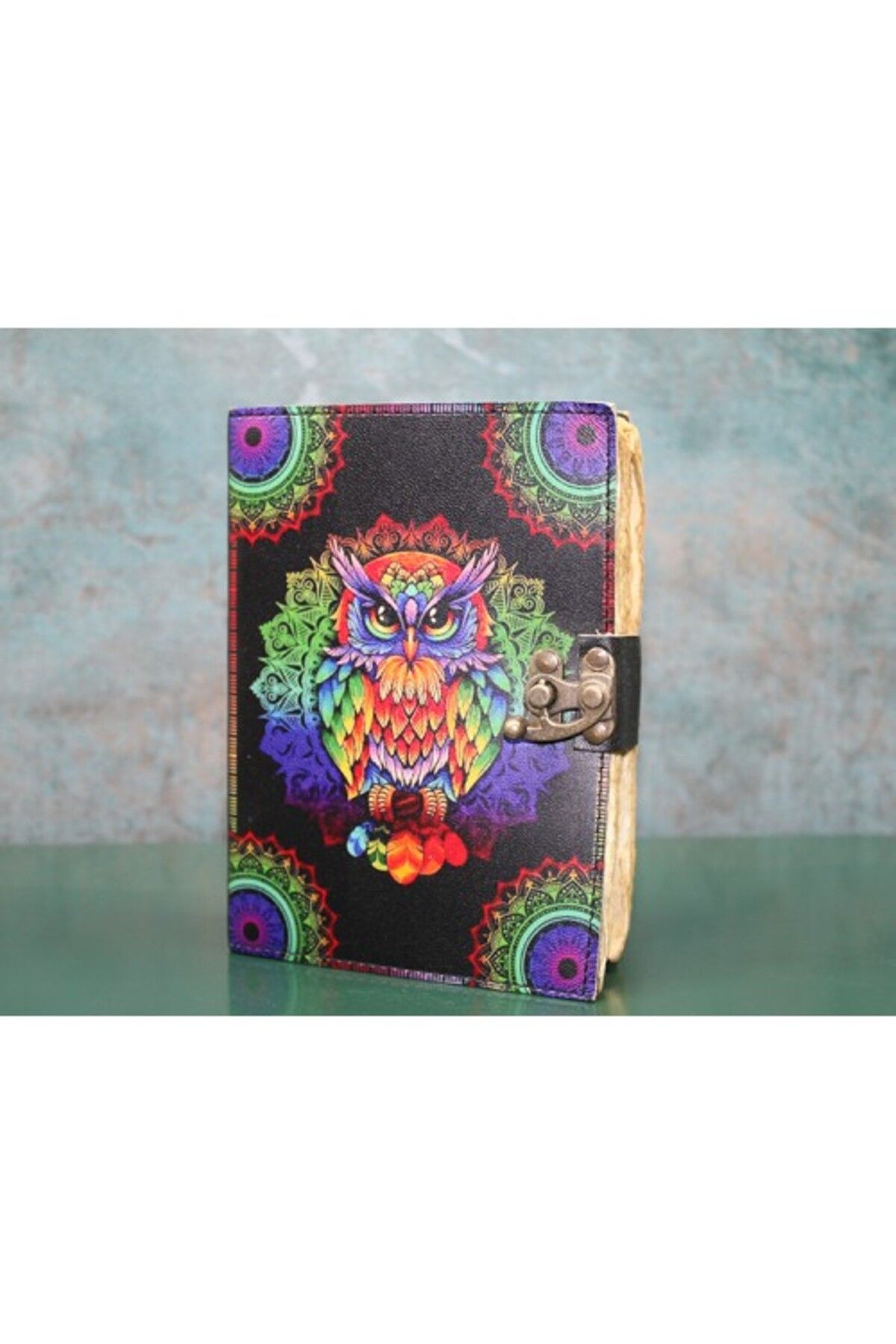 STARSTUFFS by BYA STARSTUFFS Baykuşlu Deri Defter Model 2