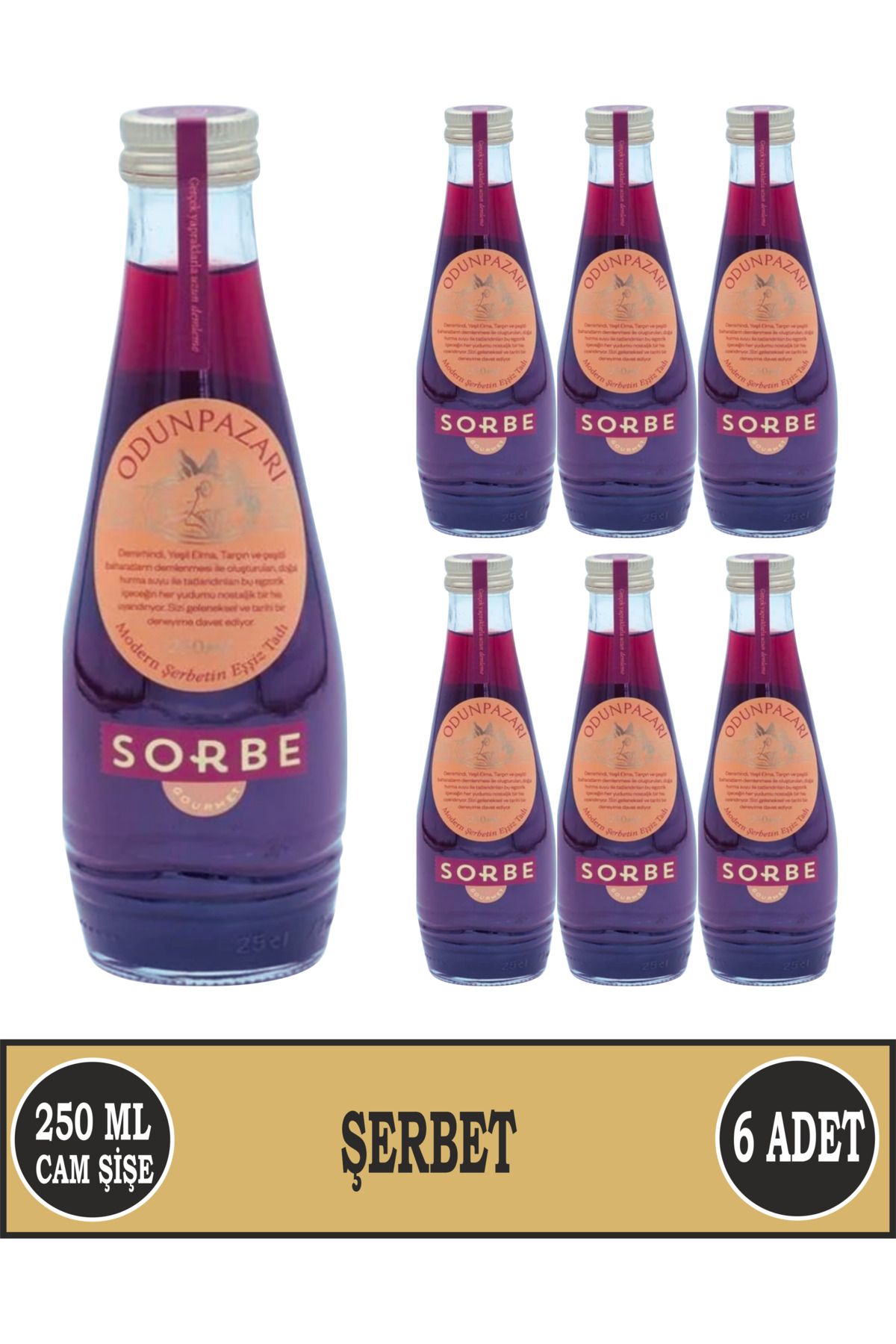 Sorbe Odunpazarı Modern Şerbet 250 ML x 6