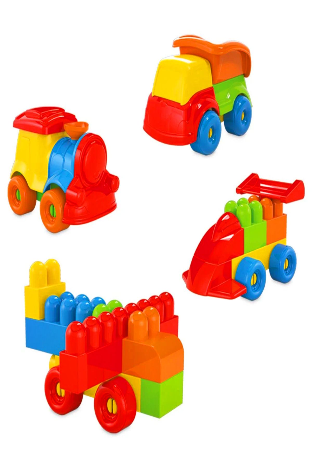 a v d a-Educational Smart Blocks 100 Pieces - Puzzle Build Building Blocks 4