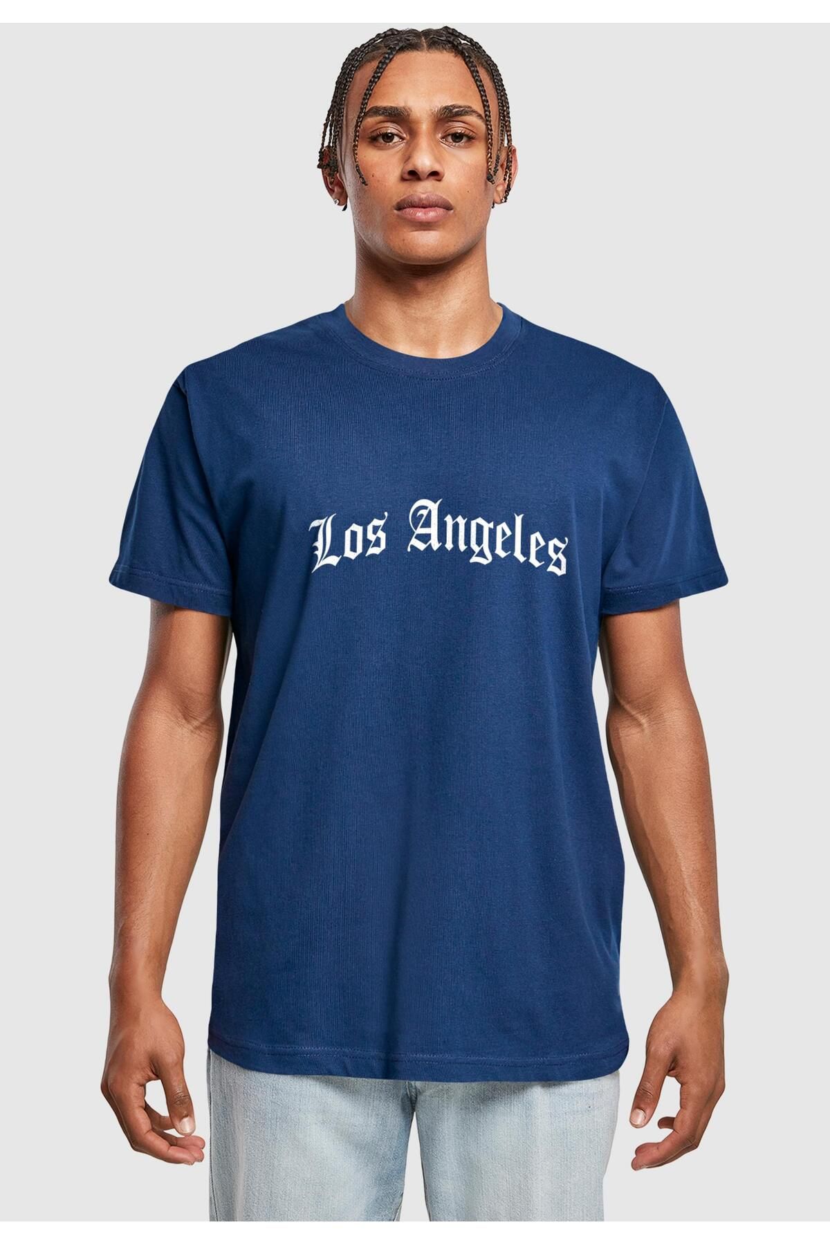 Mister Tee-Herren Los Angeles Wording Tee 3