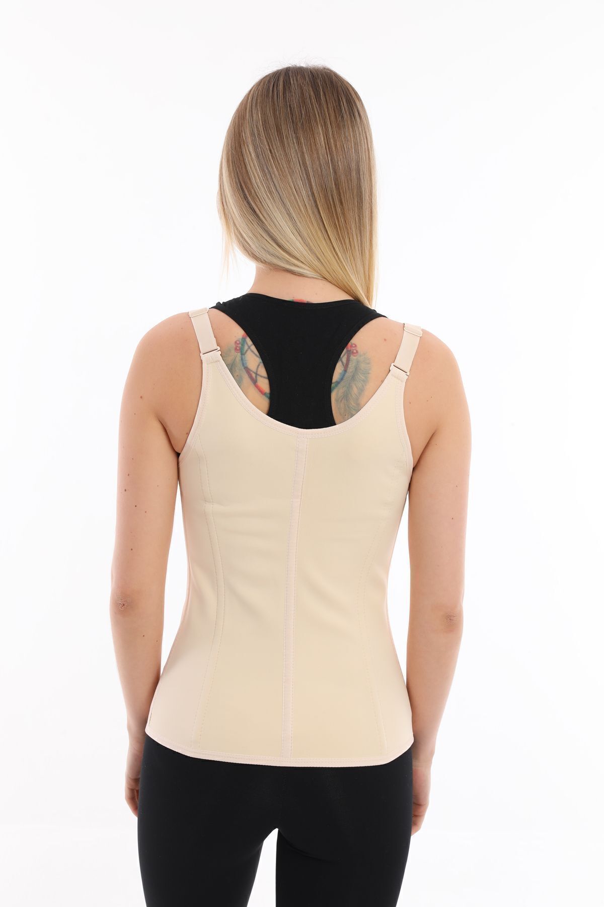 EMBA KORSE Latex Korse Çelik Balenli Bel Destekleyici Sıkılaştırıcı Lateks Doğum Sonrası Lohusa Korsesi fotoğrafı 2 (önizleme)