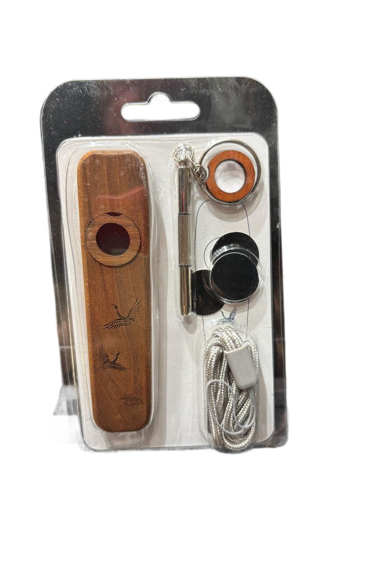 Tonal Kanserojen Olmayan Profesyonel Ağaç Kazoo Üflemeli Müzik Aleti