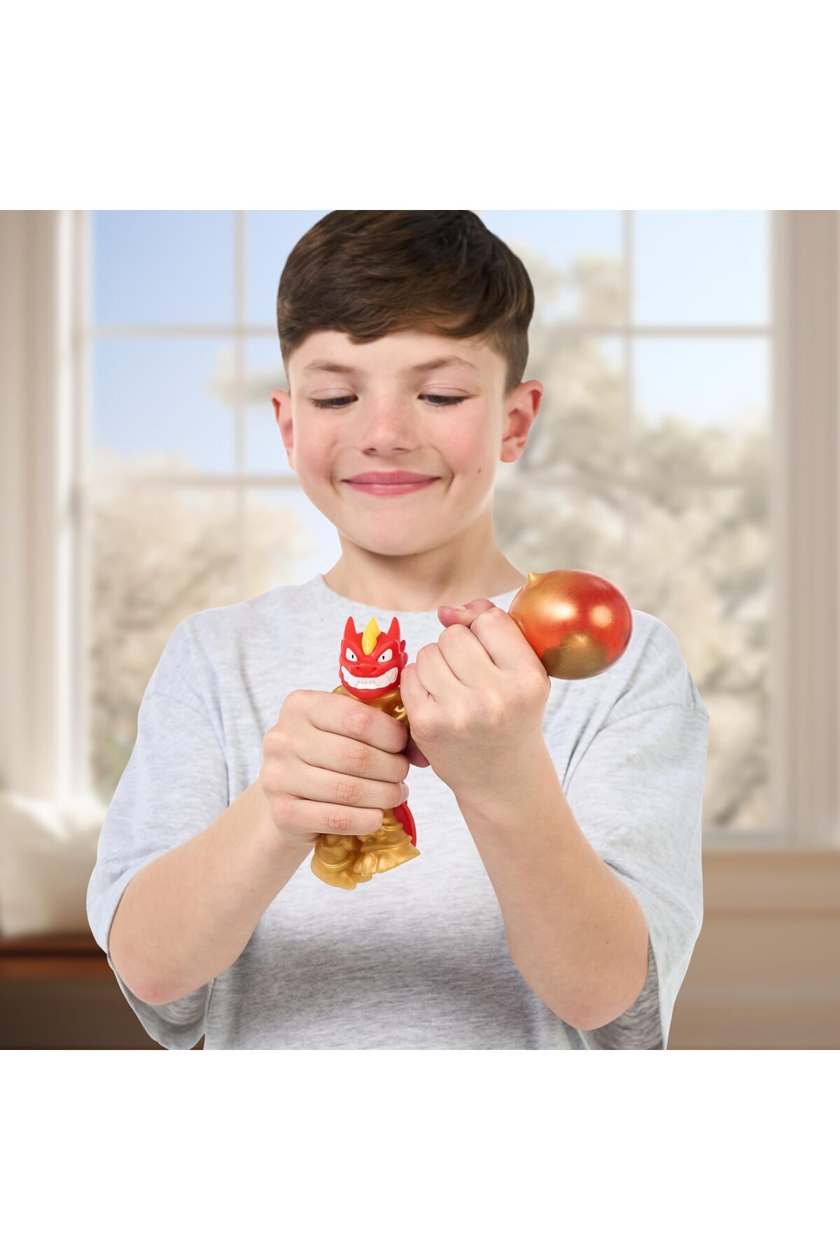 Heroes of Goo Jit Zu-Crunchy Action Figure | Stretchy Battle Toy | Smashing Fist | Goo-Filled & Durable Sensory Fun 3