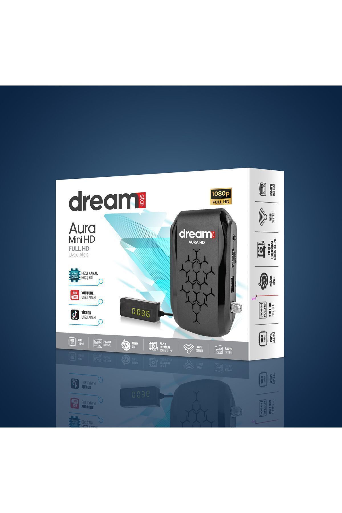 AURA HD Mini Uydu Alıcısı AVRO HD