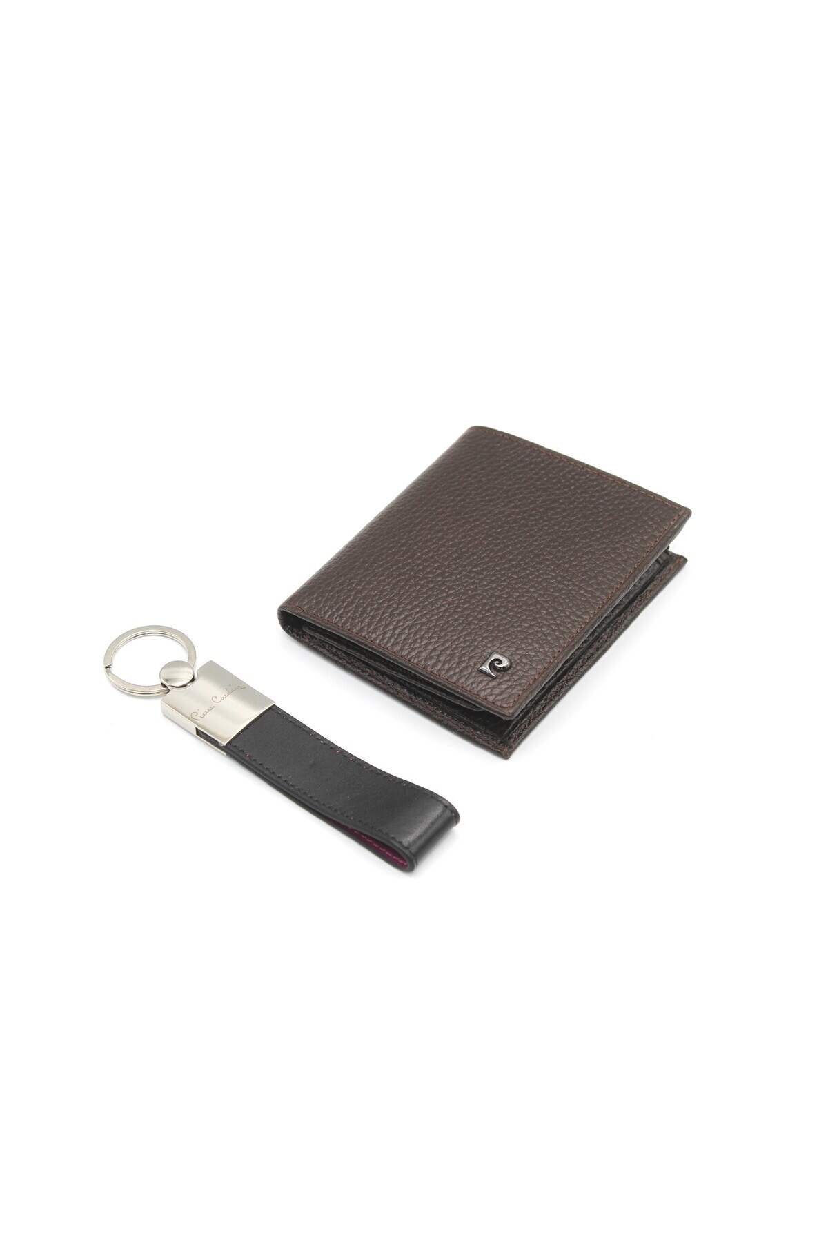 پیرکاردین کیف پول و جاکلیدی چرم طبیعی هدیه PC02016