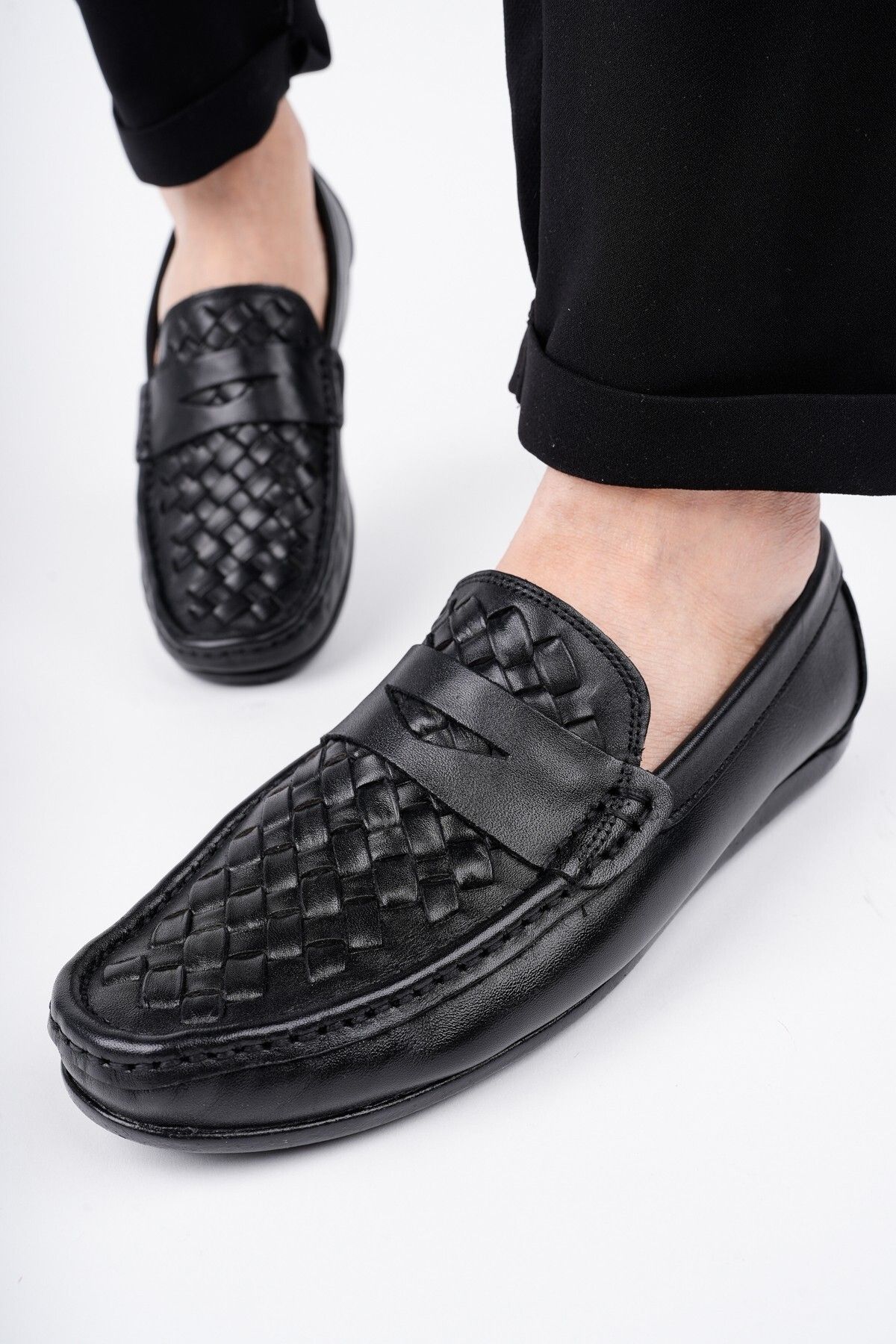 MUGGO-Woltz Guaranteed Classic Genuine Leather Casual Men's Shoes 4