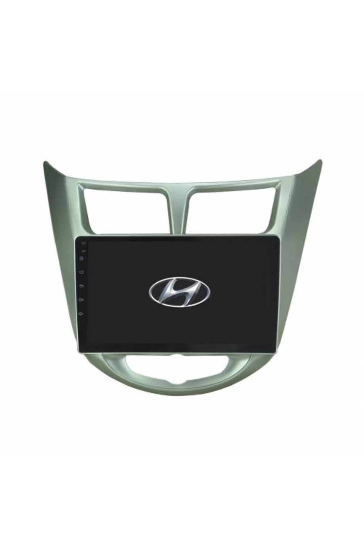 navicars-نظام ملاحة متعدد الوسائط متوافق مع أندرويد كاربلاي من شركة Hyundai Accent Blue 1