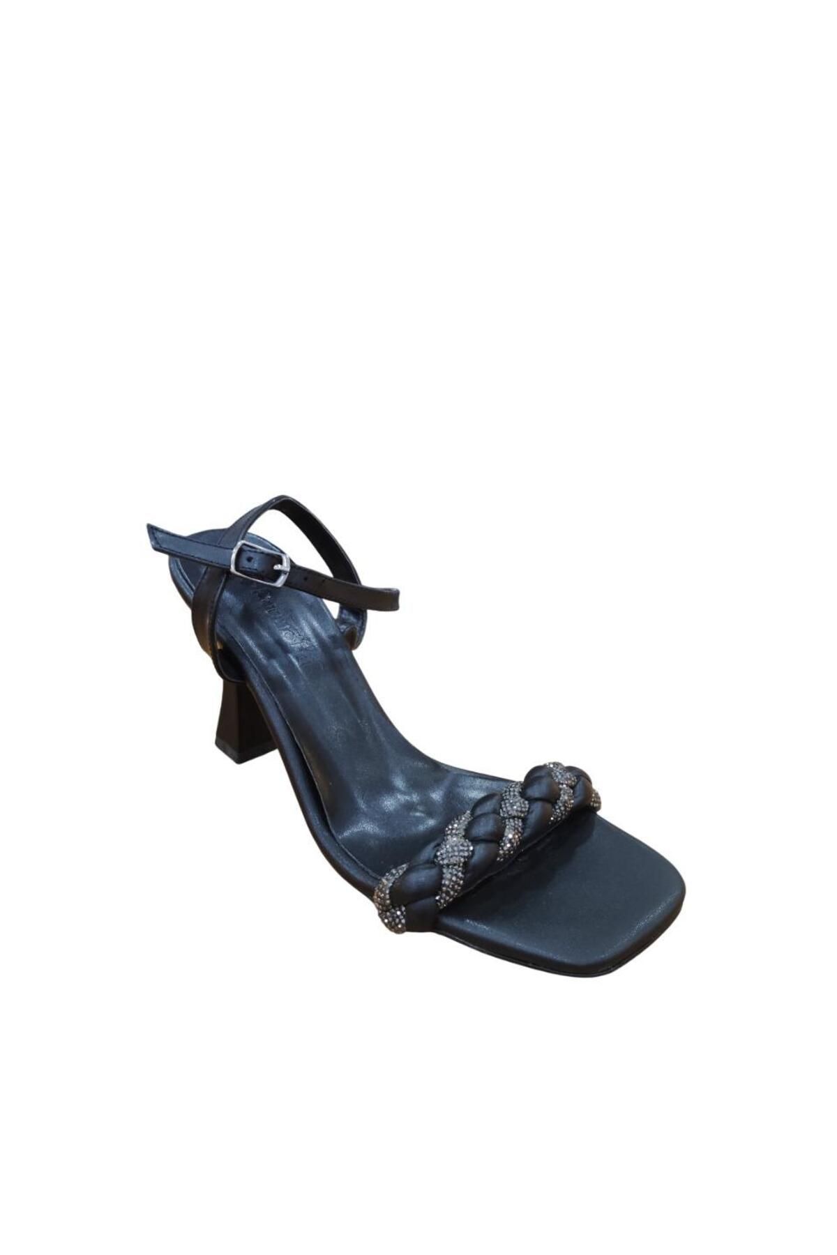 Pandora-Single Strap Knotted Heeled Women's Sandals 1907 1