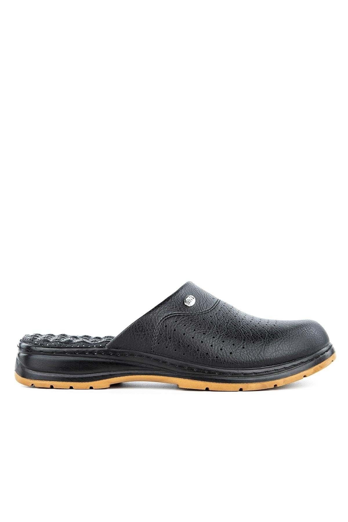 دمپایی سیاه زنانه ساحل چند منظوره Kaymaz Base Orthopedic Sabo Dlippers Muya