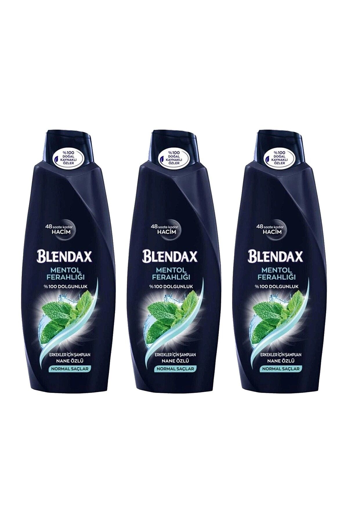 Blendax Şampuan Mentol Ferahlığı 500 ml x 3 Adet