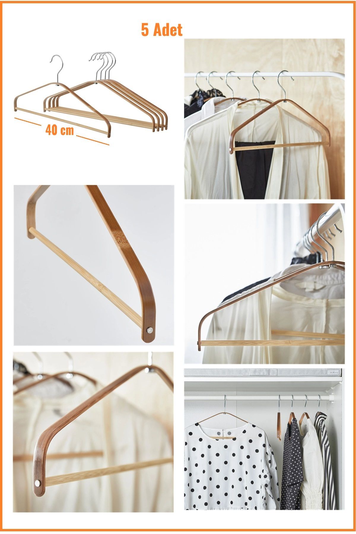 IKEA-5 Bamboo Hanging Dresses - Organizing 1