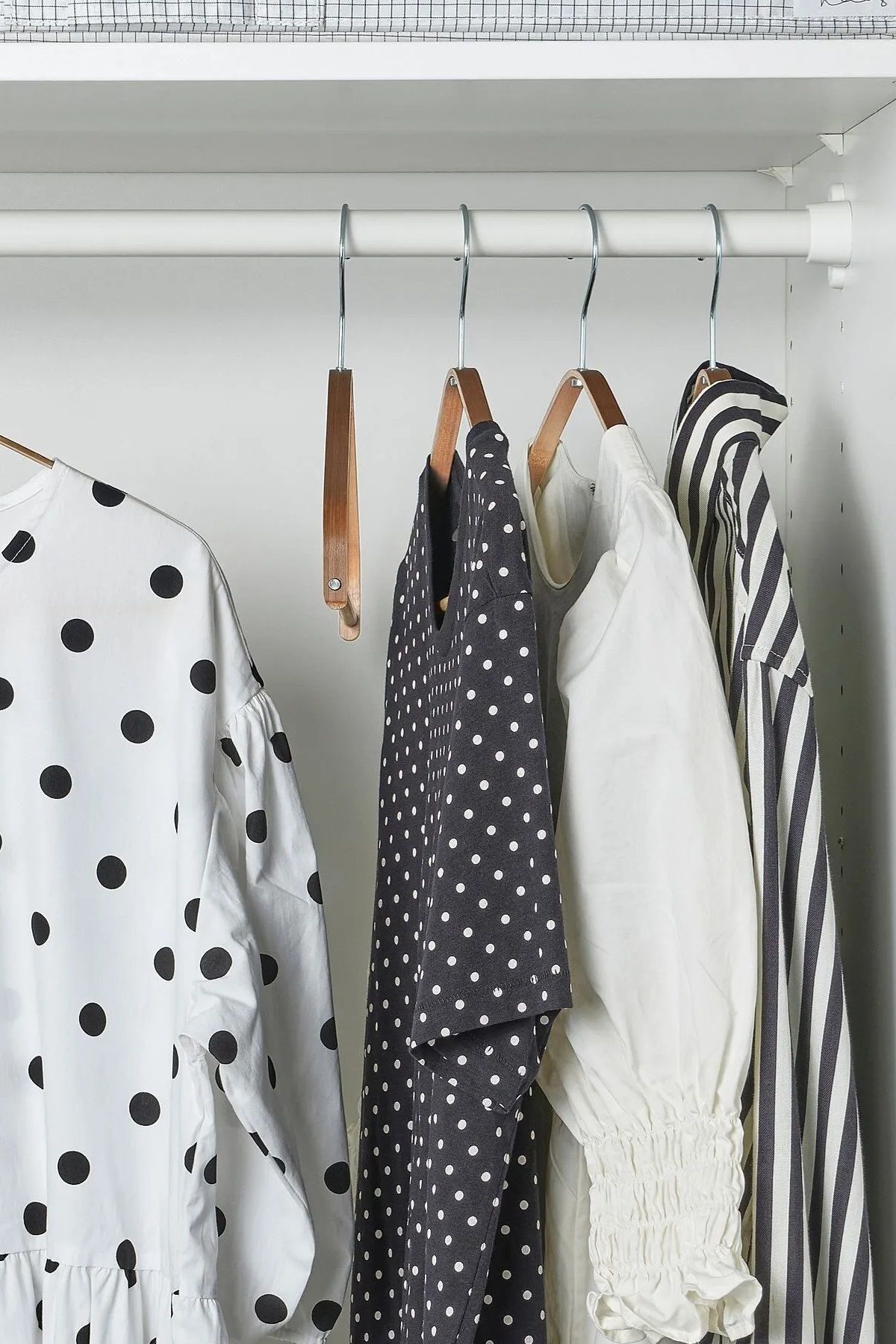 IKEA-5 Bamboo Hanging Dresses - Organizing 5