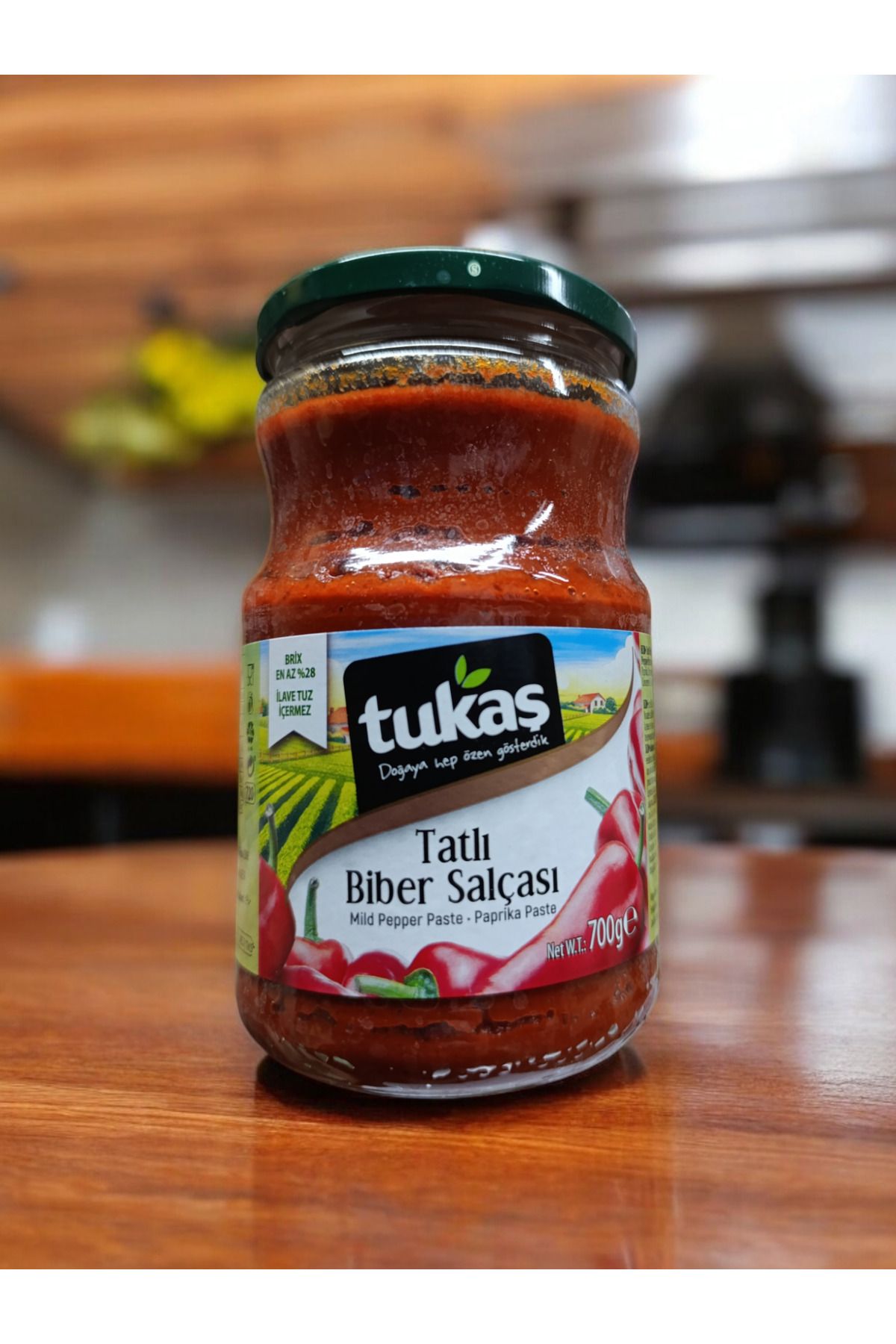 Tukaş Tatlı Biber Salçası 700Gr