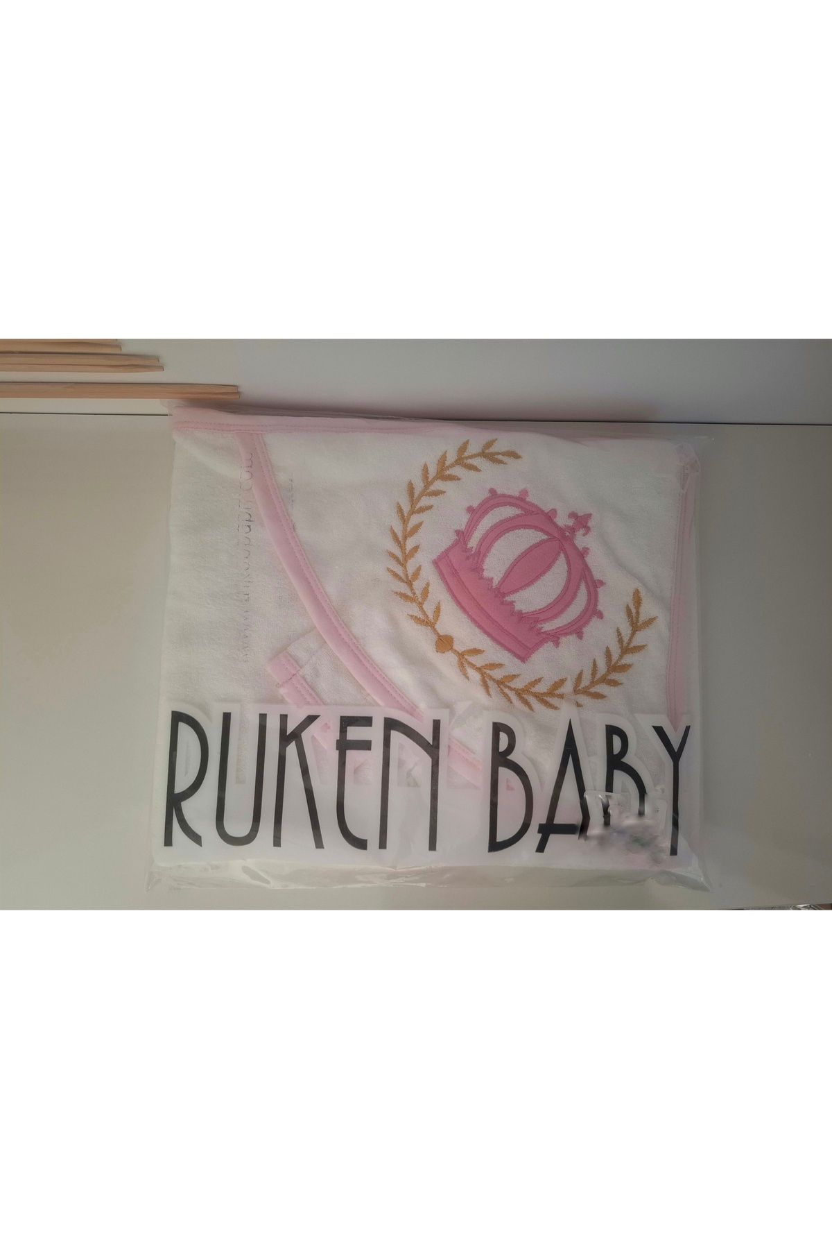 Ruken Bebe Bebek Keseli Havlu