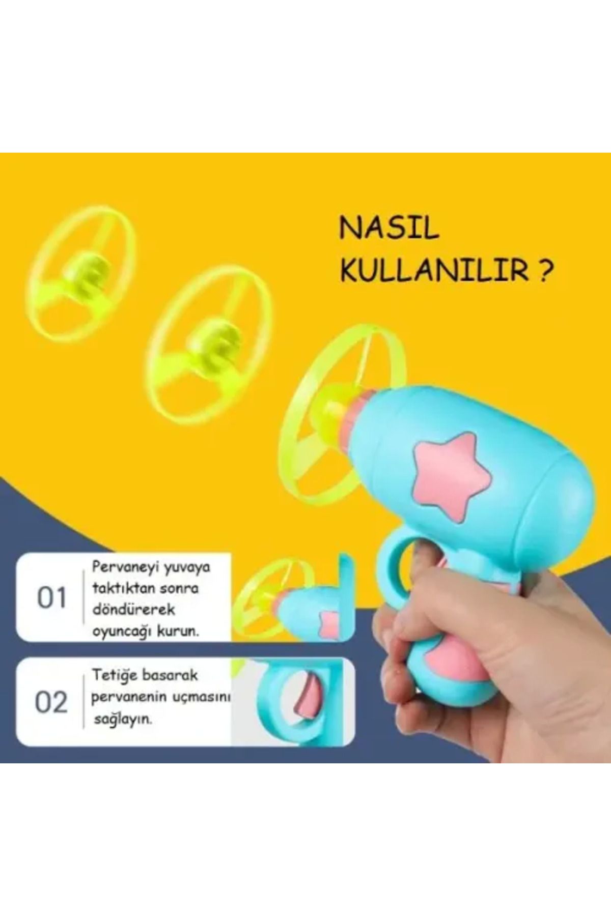 Belle Fusion Işıklı Uçan Pervane Oyuncak