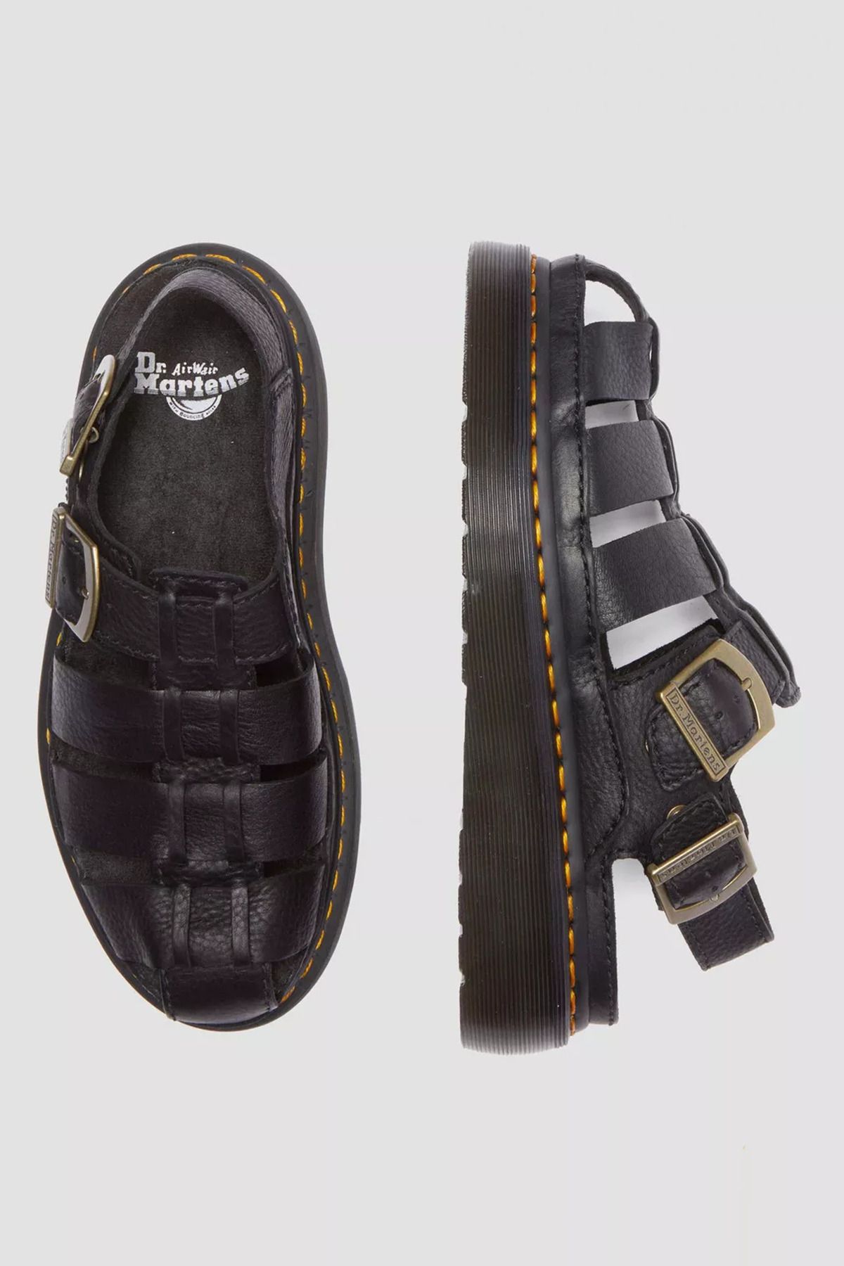 Dr. Martens-Wrenlie Black Grizzly 3