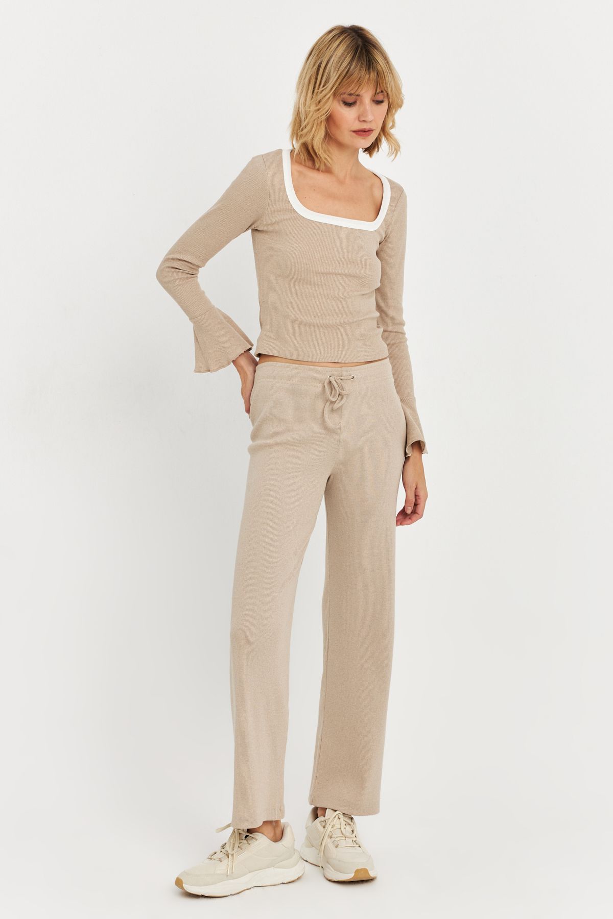 Cool & Sexy-Vanilla Damen Palazzo-Jogginghose – ALB6011 3