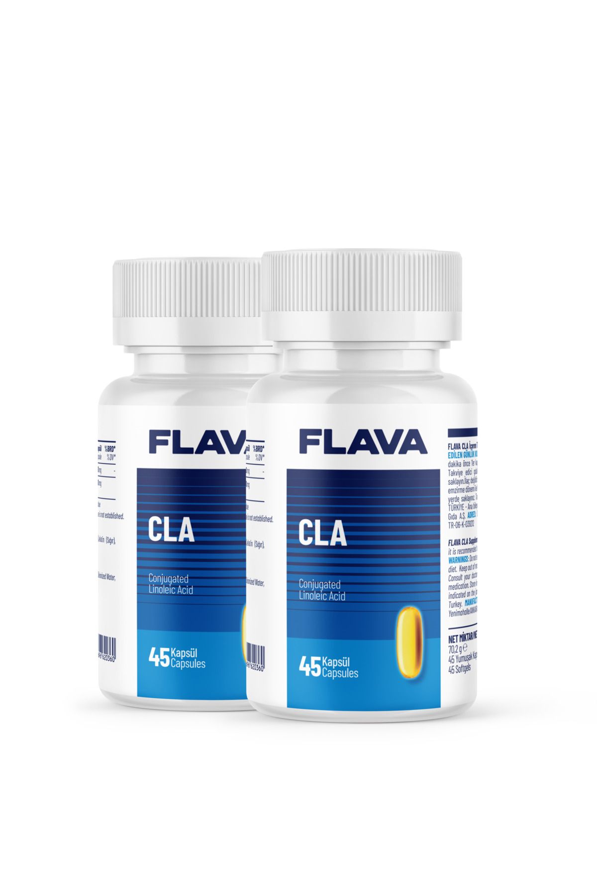 FLAVA Cla - 45 Kapsül x 2 Adet