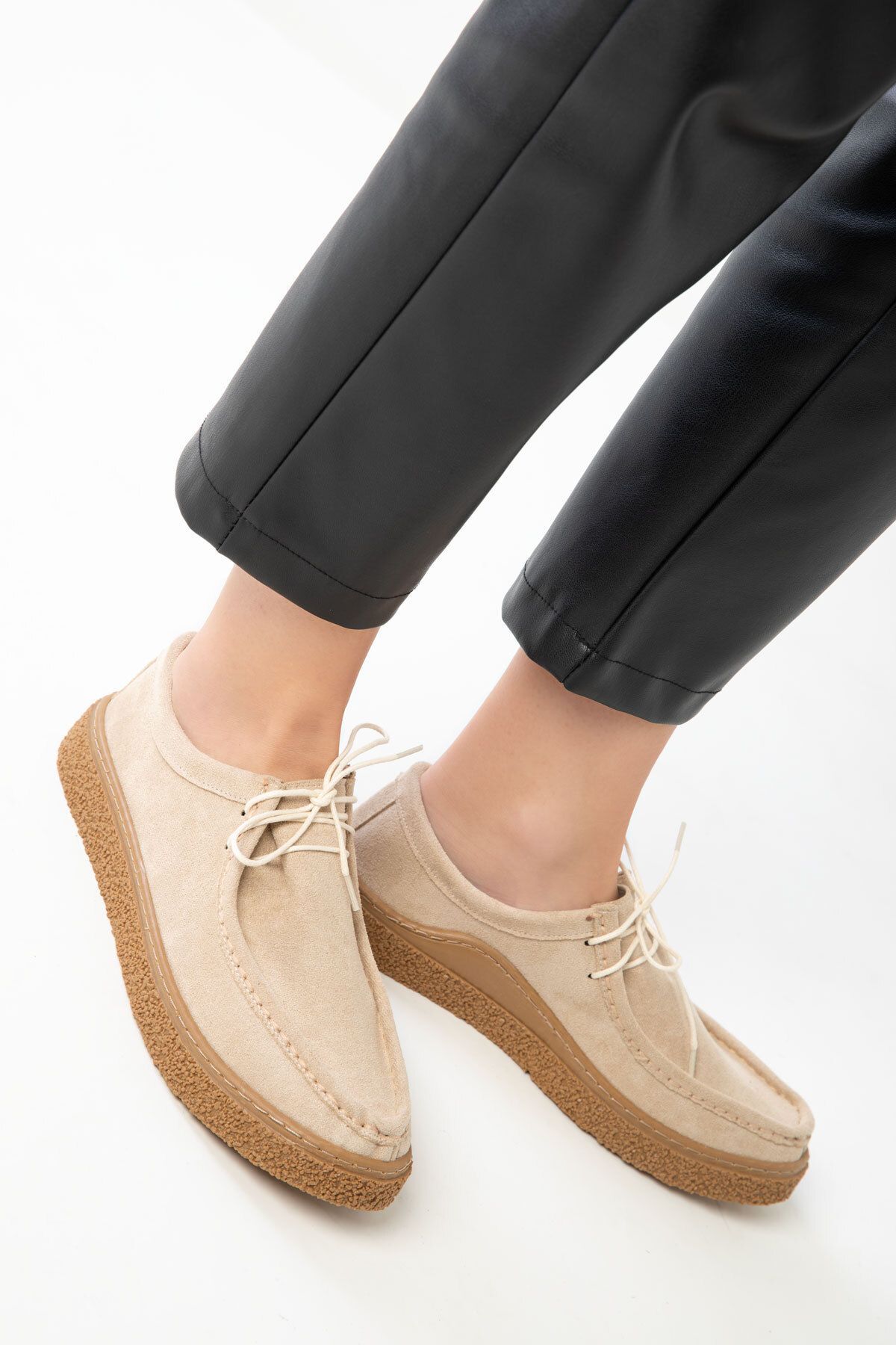 SOHO Ten Suede-tan Damskie Mokasyny Kobieta - 36