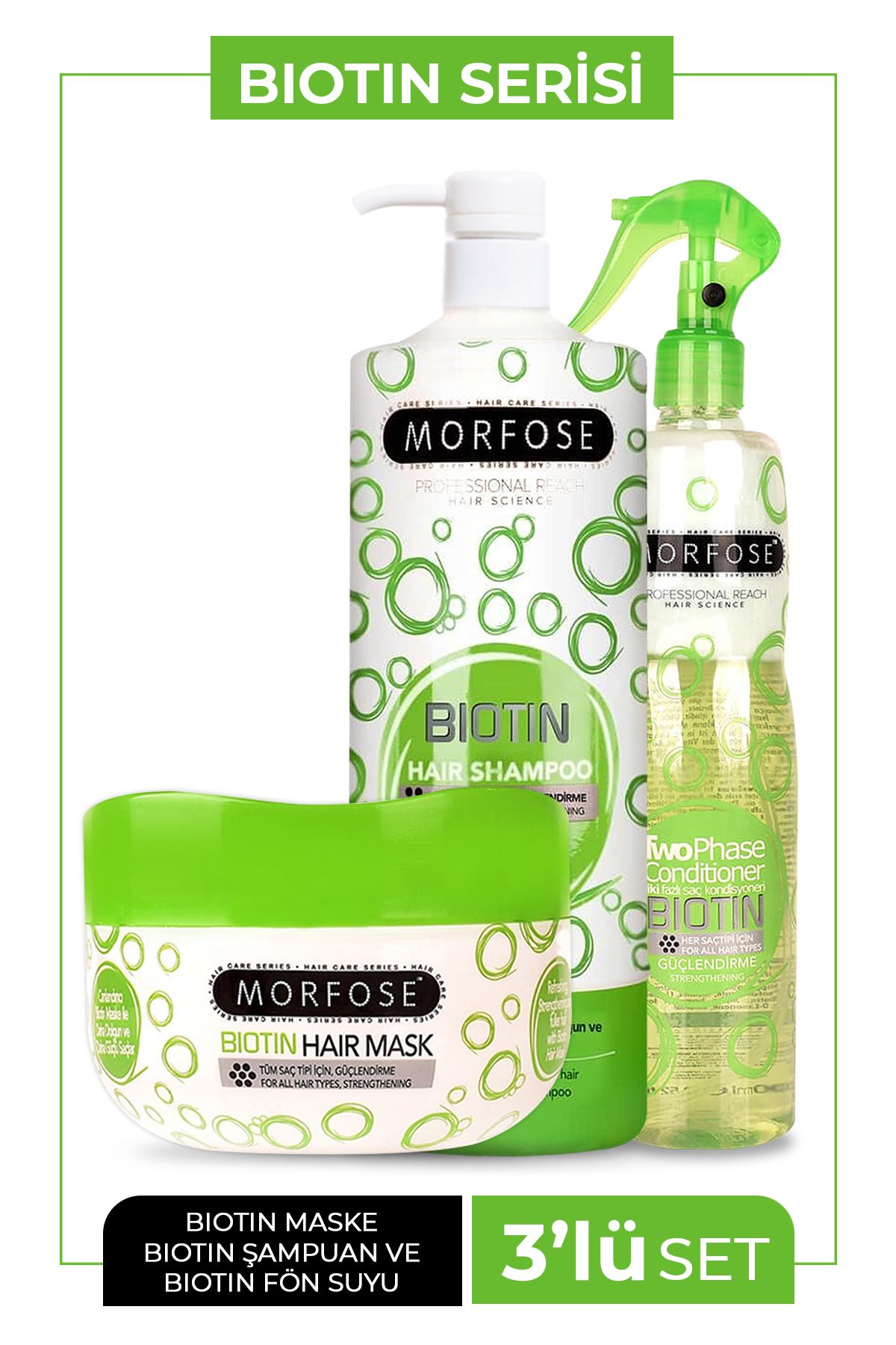 ست تقویت کننده مراقبت از مو Morfose