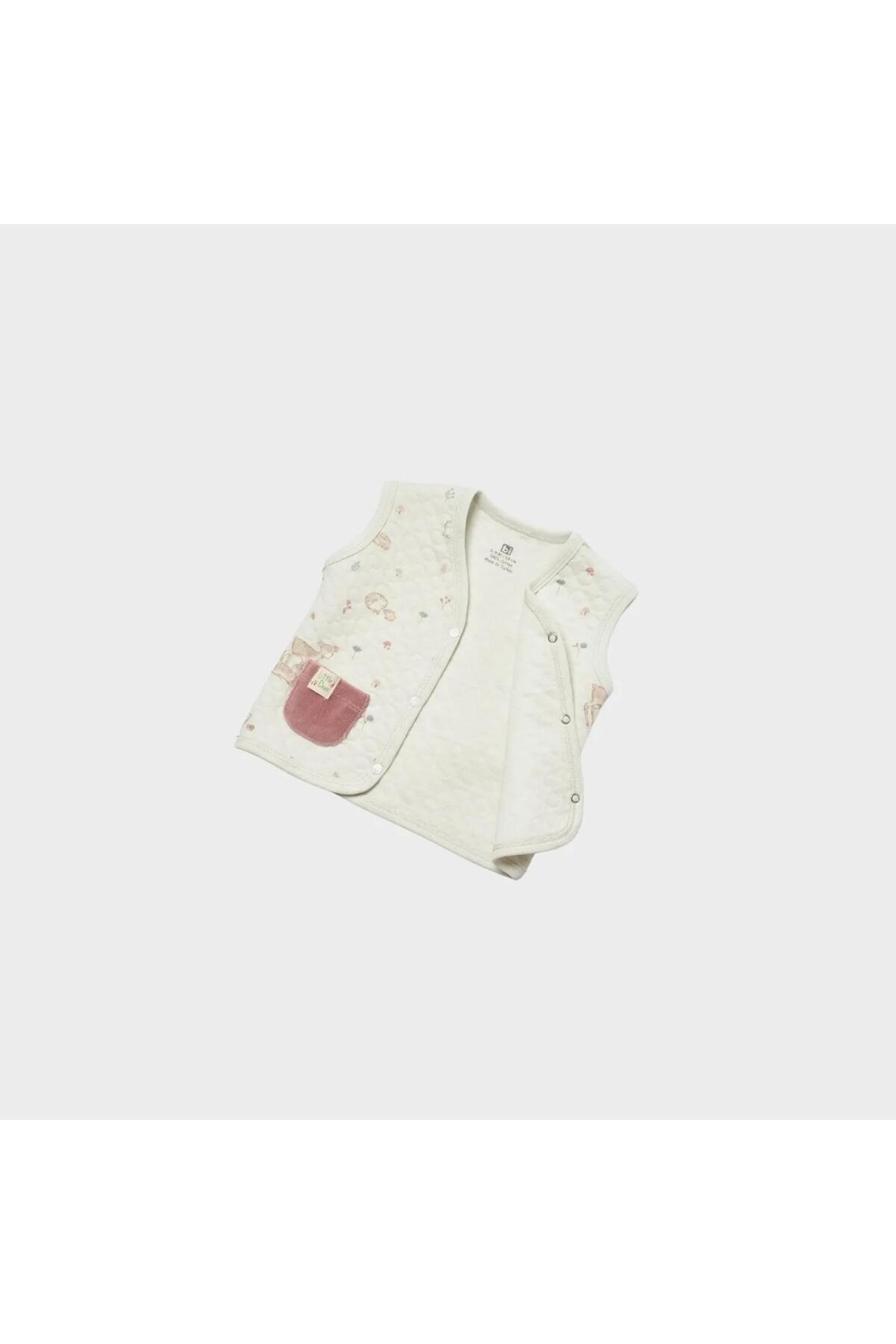 Bibaby Yelek Little Deer Mint - Powder fotoğrafı 2 (önizleme)