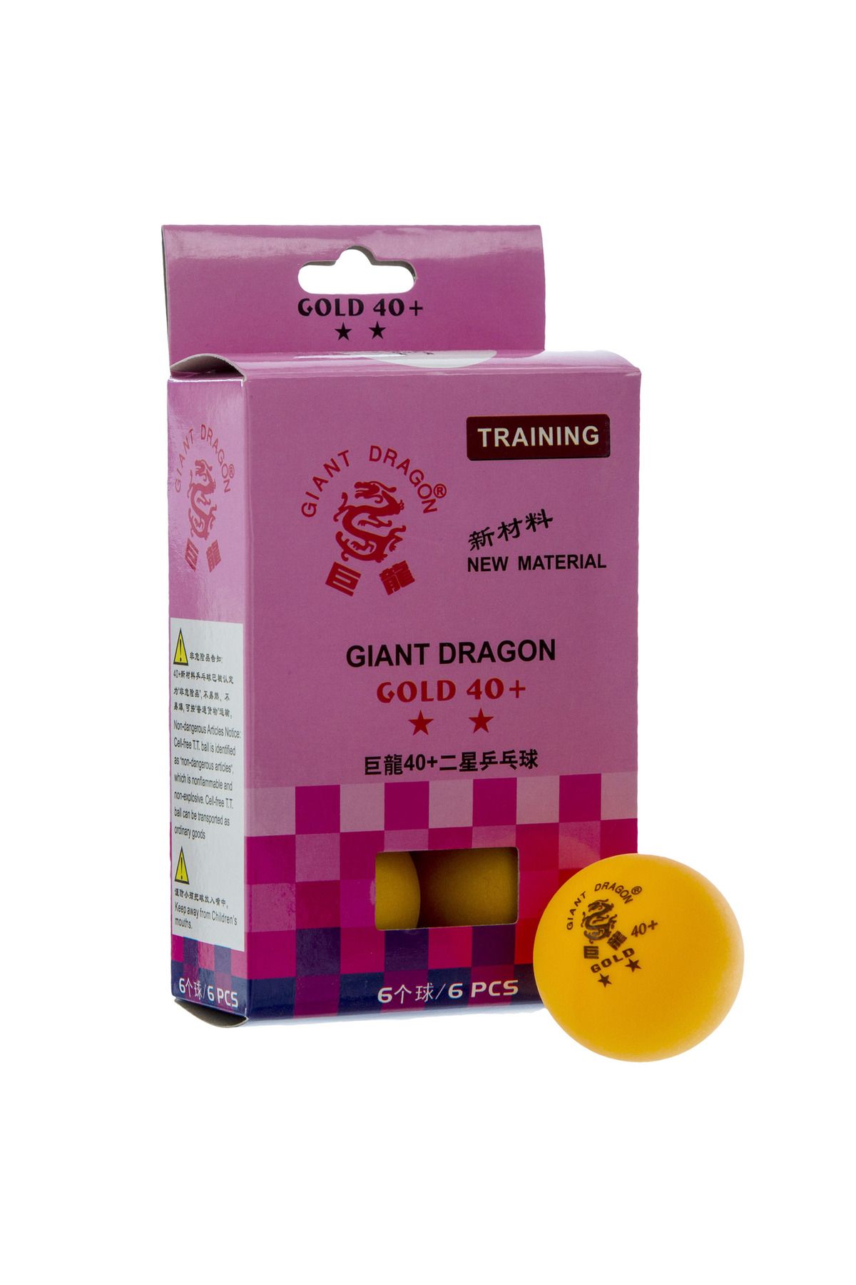 Giant Dragon Gold40+ 6 lı Masa Tenisi Topu