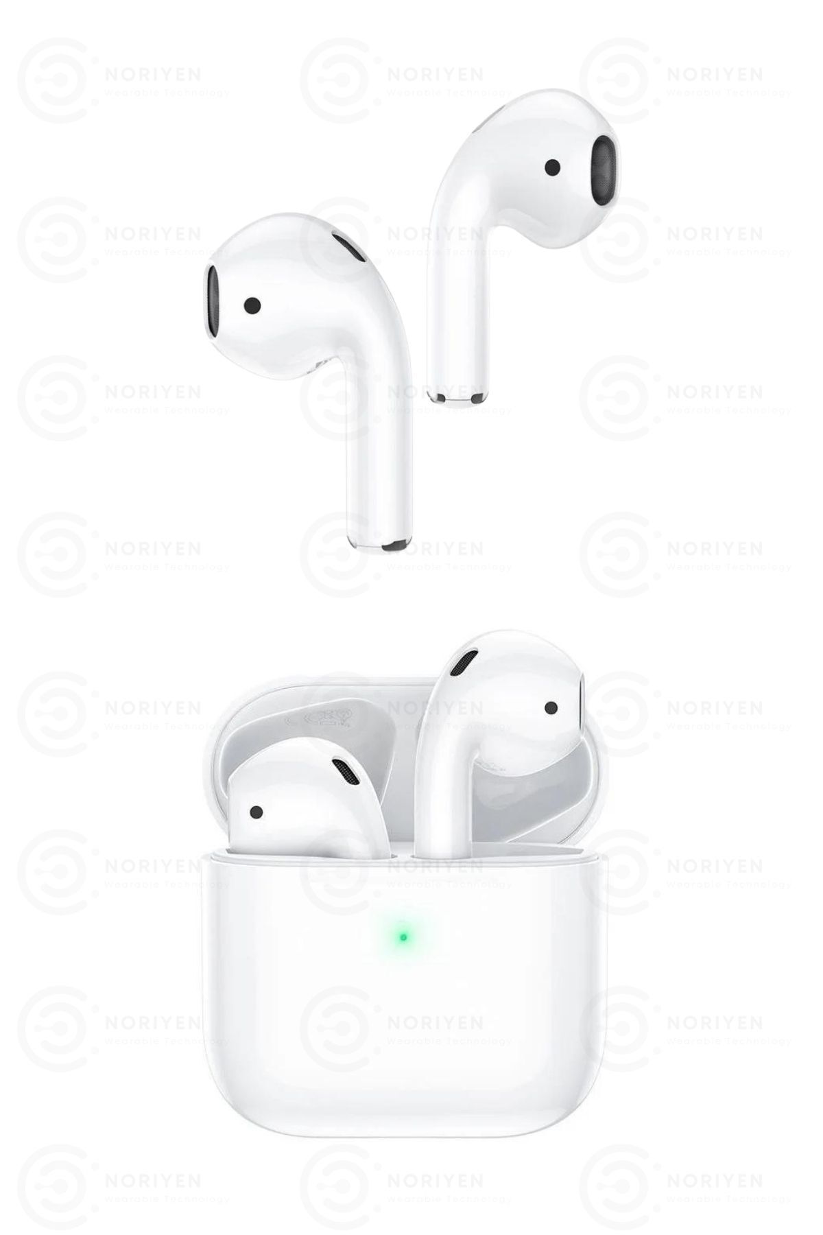 Premium Serisi White 2 Model IOS Android Uyumlu Aktif Gürültü Engelleme Kablosuz Bluetooth Kulaklık