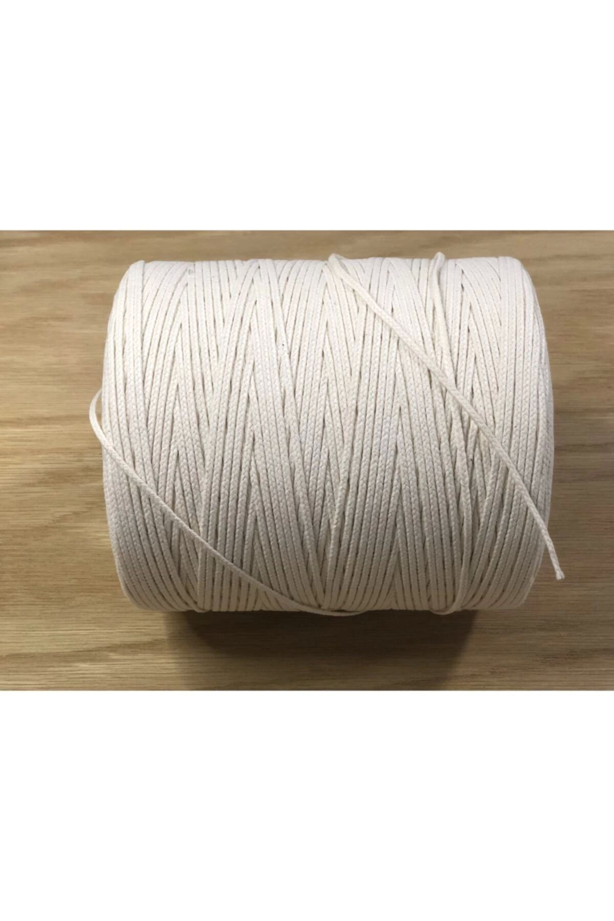 Dolide-Fitil pentru lumânări tricotat 100% bumbac (frânghie pentru lumânări) Mărimea 14 - 10 metri 2