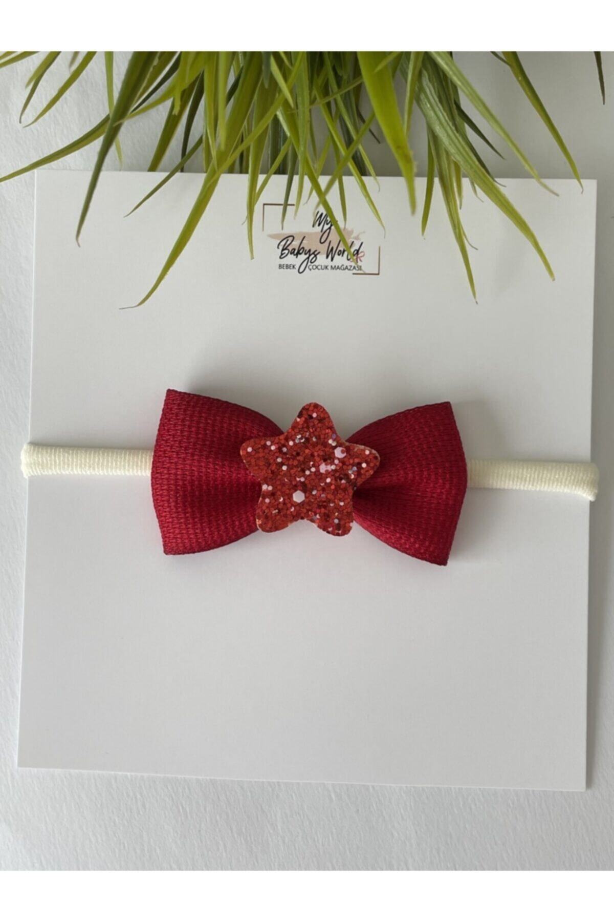 my baby’s world bebek çocuk mağzası-Starry Bow Bandana 1