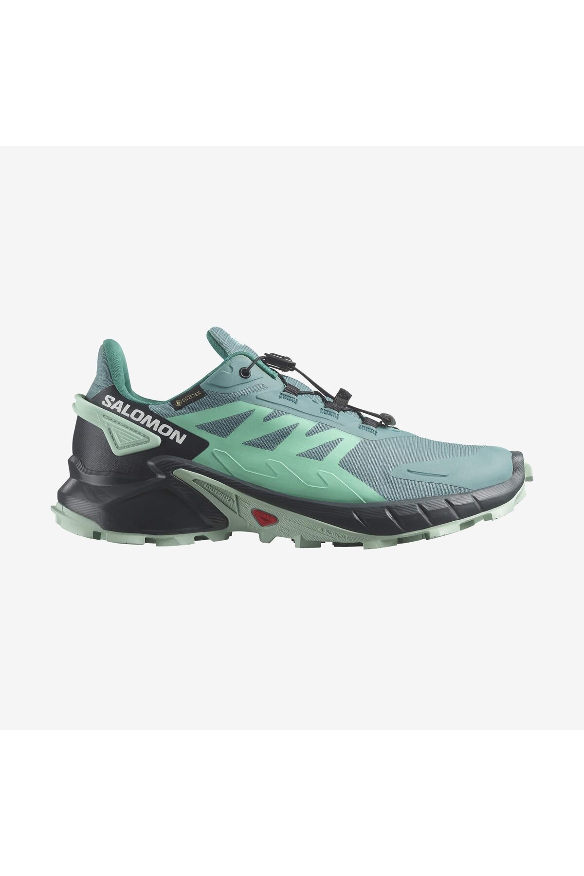 1_org_zoom کفش Salomon سالومون زنانه در فضای باز SUPERCROSS 4 GTX W فیروزهای گرد و غبار/جوهر هند/مه آبی اورجینال - تصویر 1