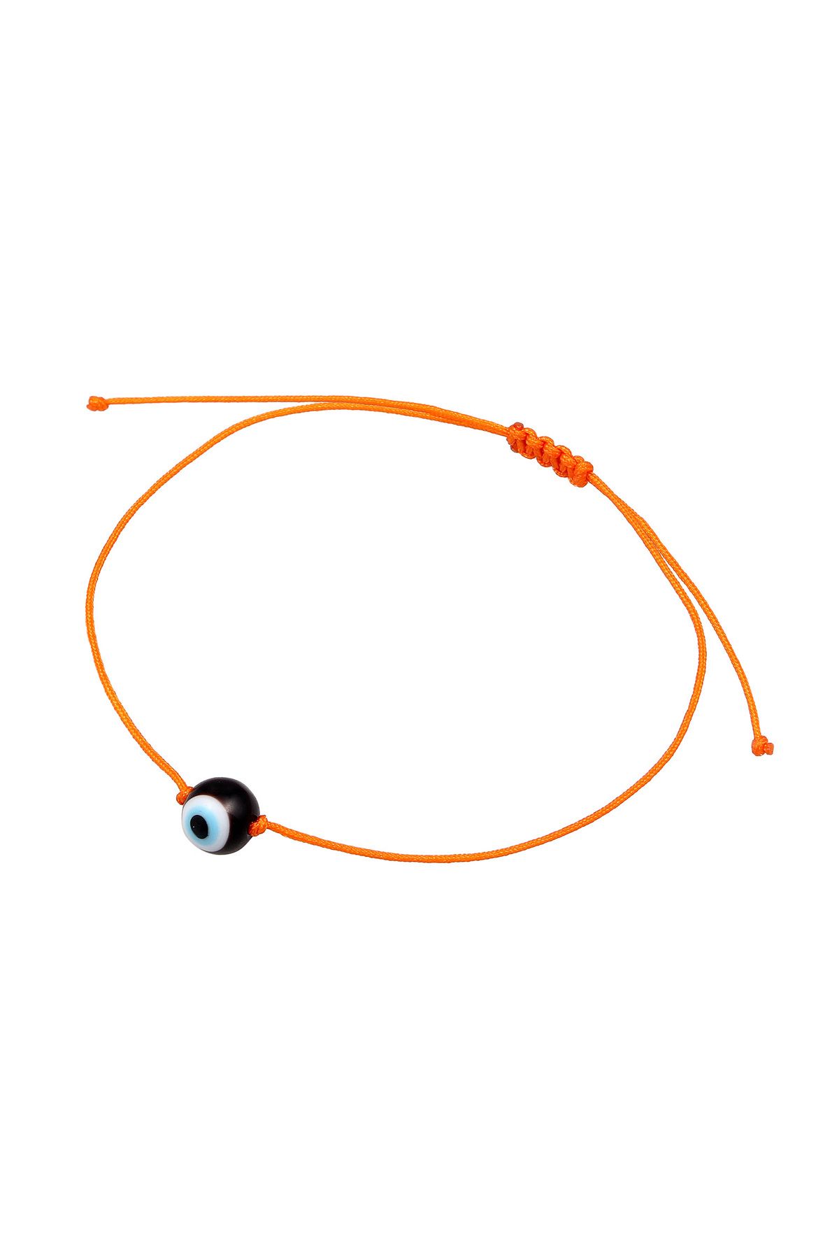 KUZZOI-Armband für Herren mit Symbol des bösen Blicks, Glasperle aus Nylon 2
